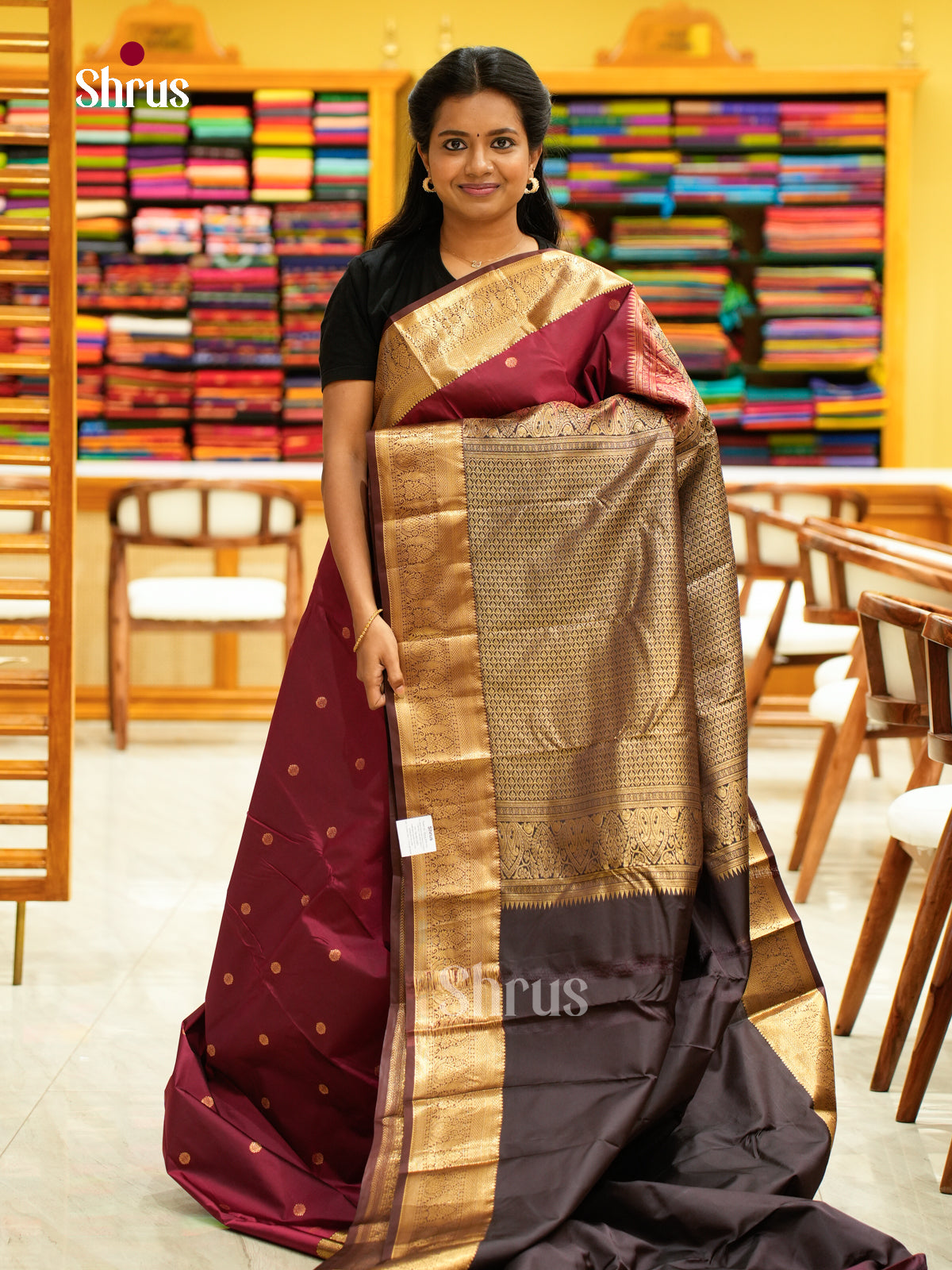 Kanchipuram halfpure Saree - EH25059