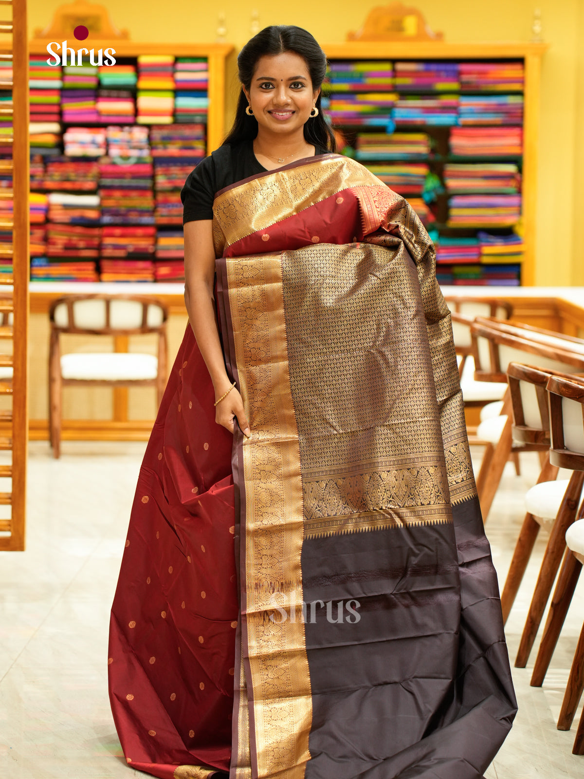 Kanchipuram halfpure Saree - EH25060