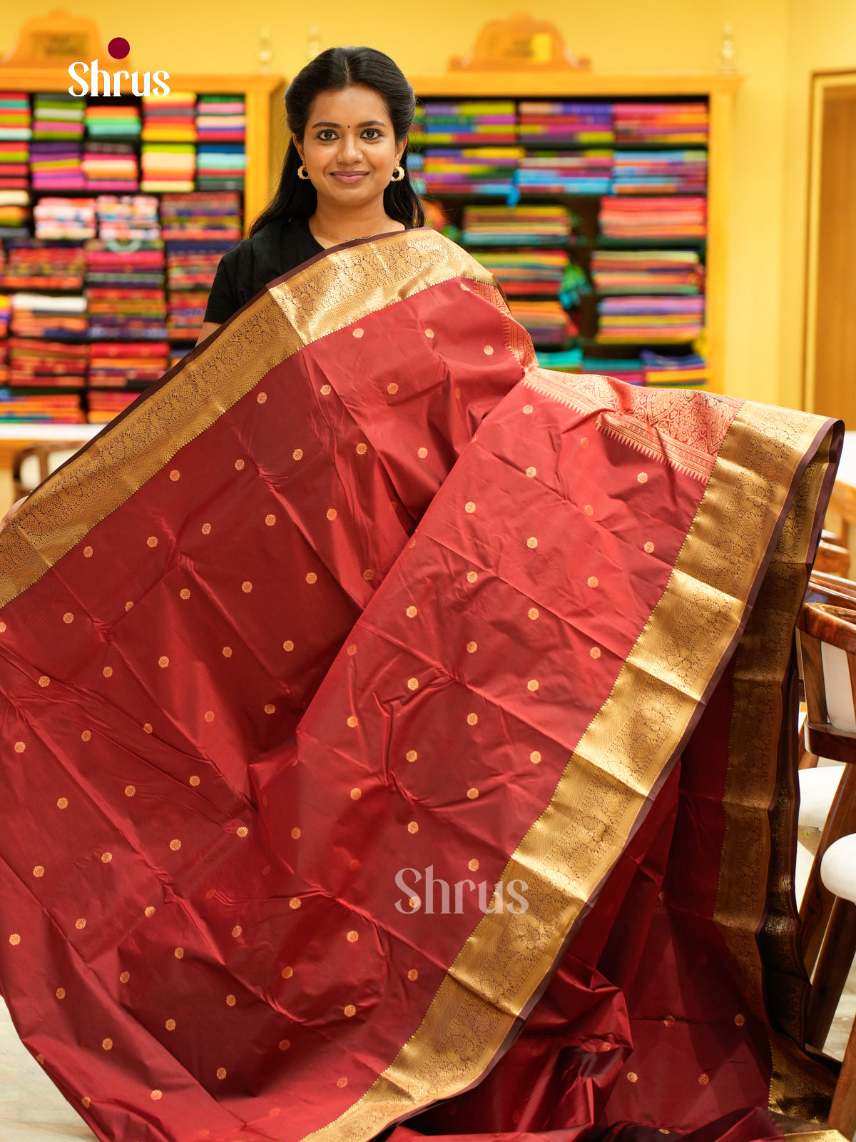 Kanchipuram halfpure Saree - EH25060