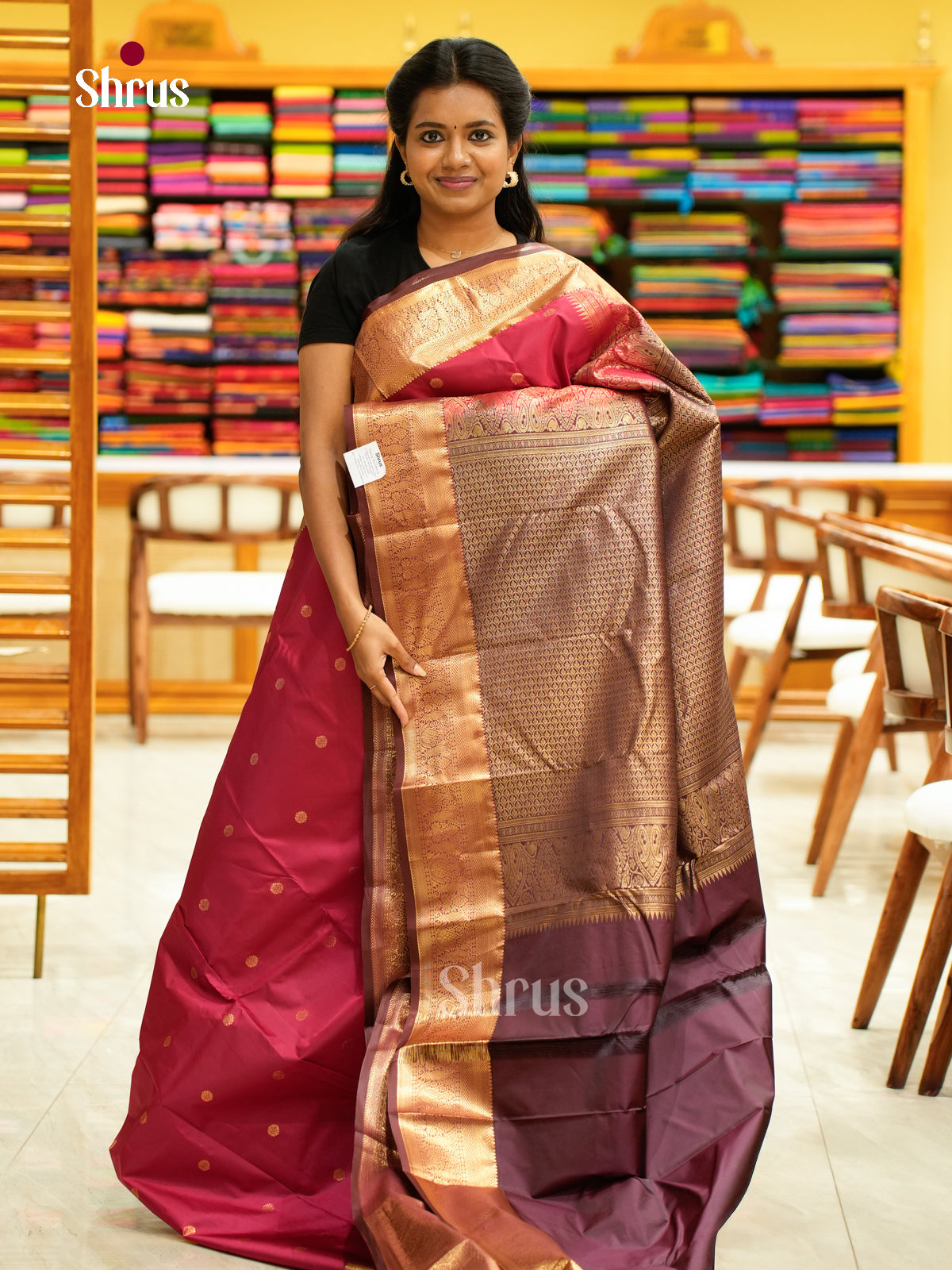 Kanchipuram halfpure Saree - EH25062