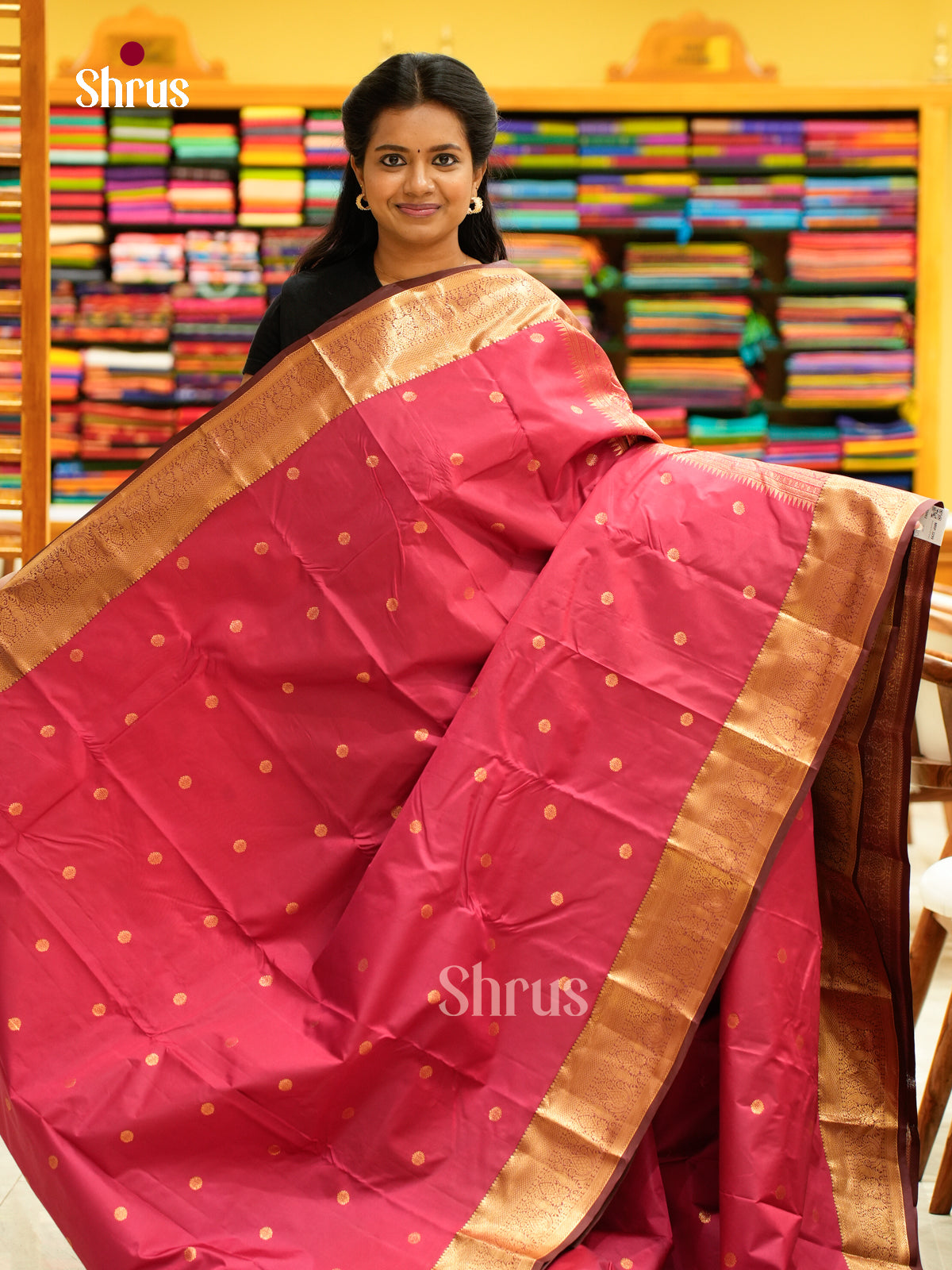 Kanchipuram halfpure Saree - EH25062