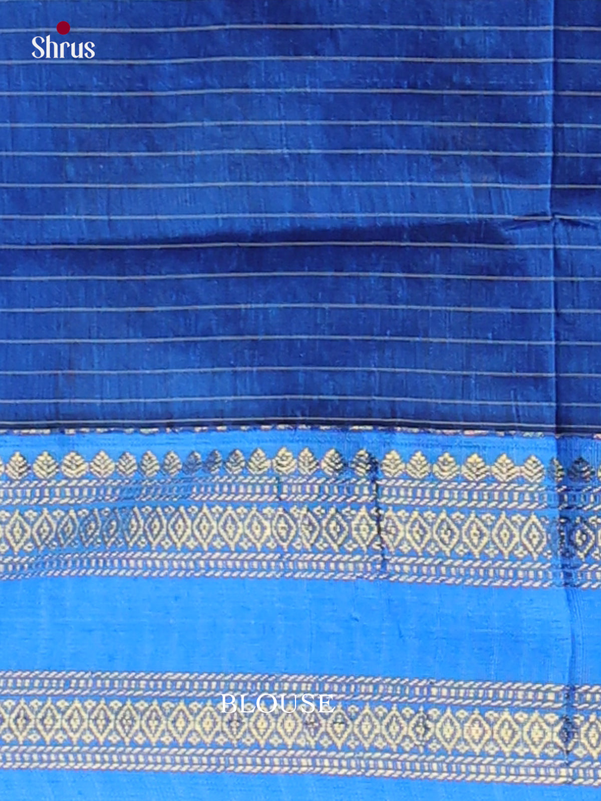 Wine & Blue - Kalyani Cotton Saree