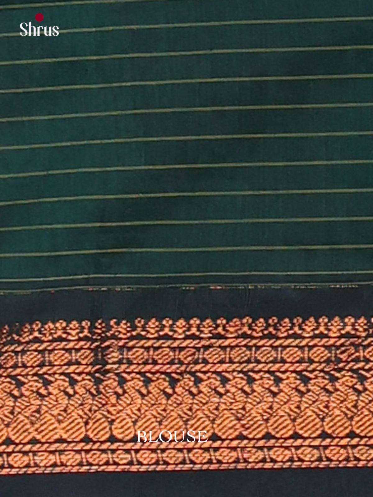 Orange & green - Kalyani Cotton saree