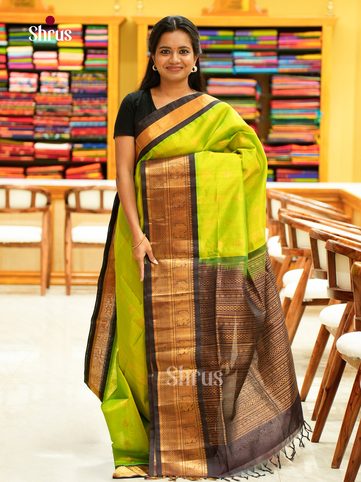 Silk Cotton Saree - EH28003