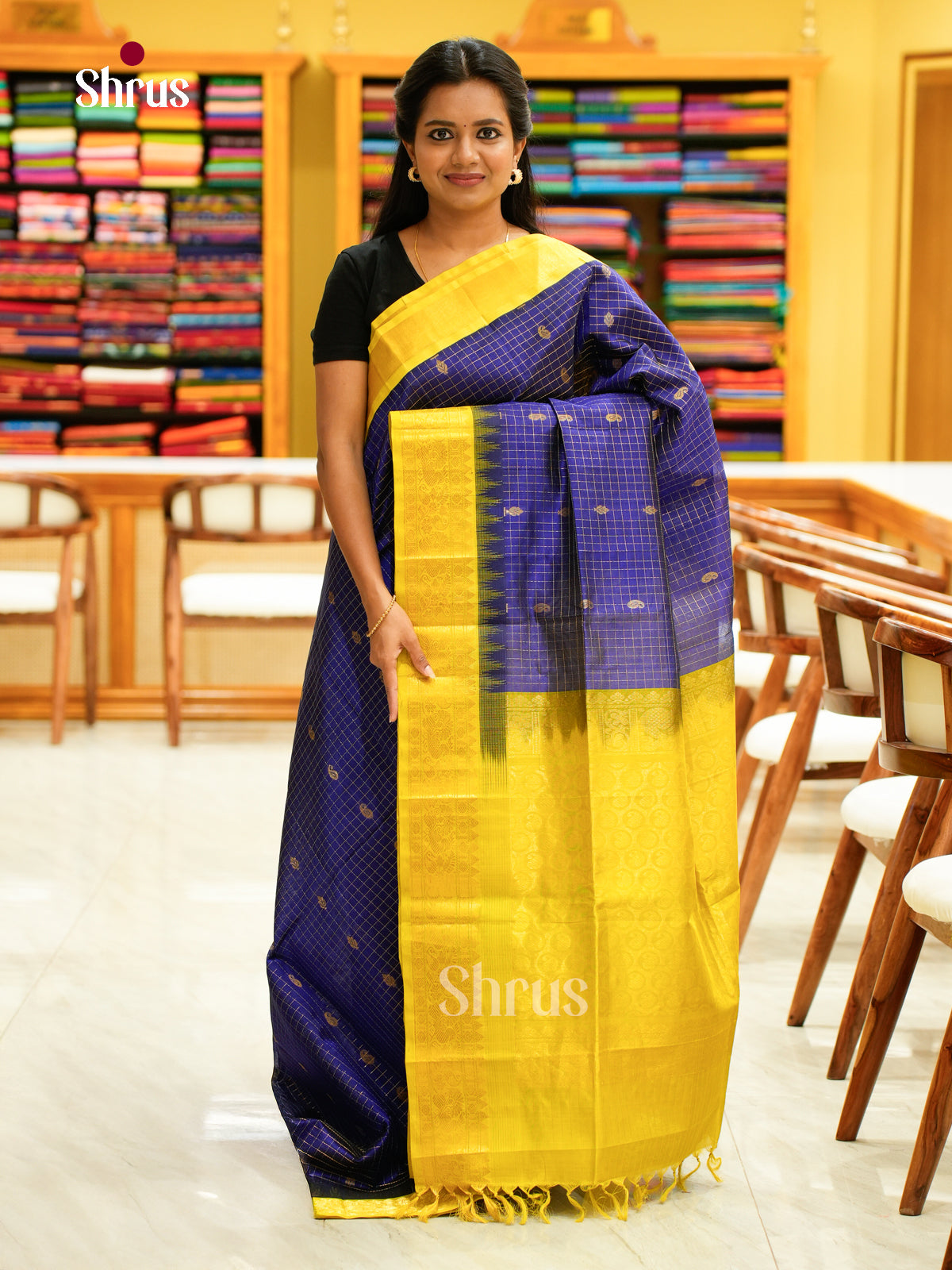 Silk Cotton Saree - EH28005