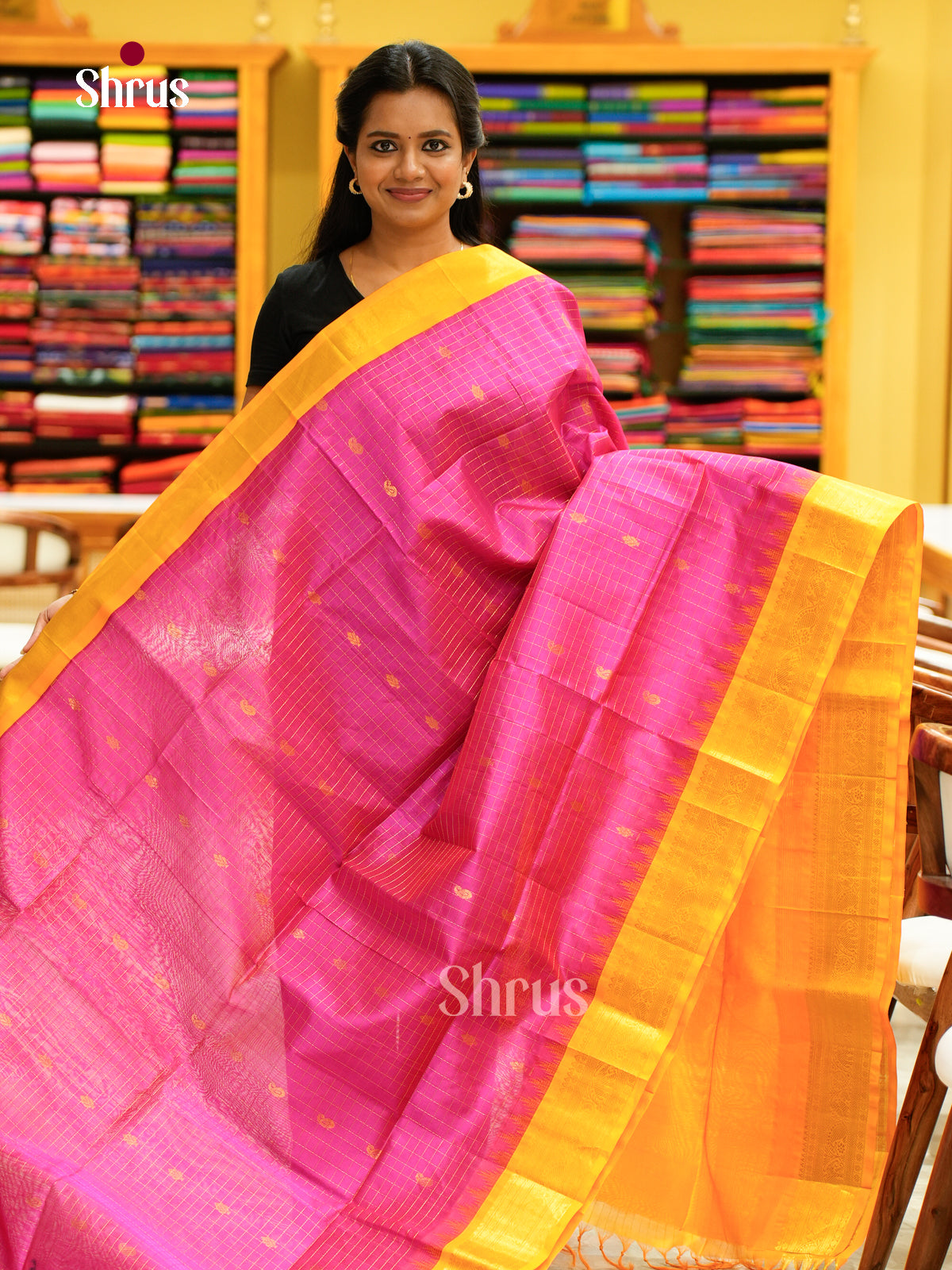 Silk Cotton Saree - EH28009