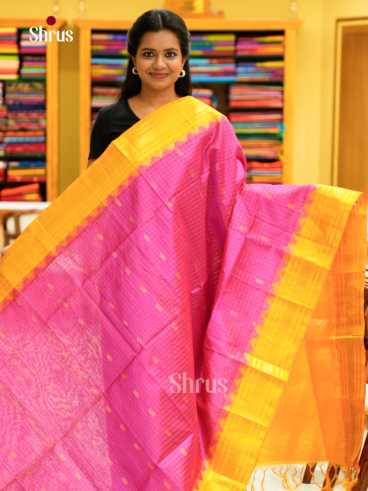 Silk Cotton Saree - EH28010