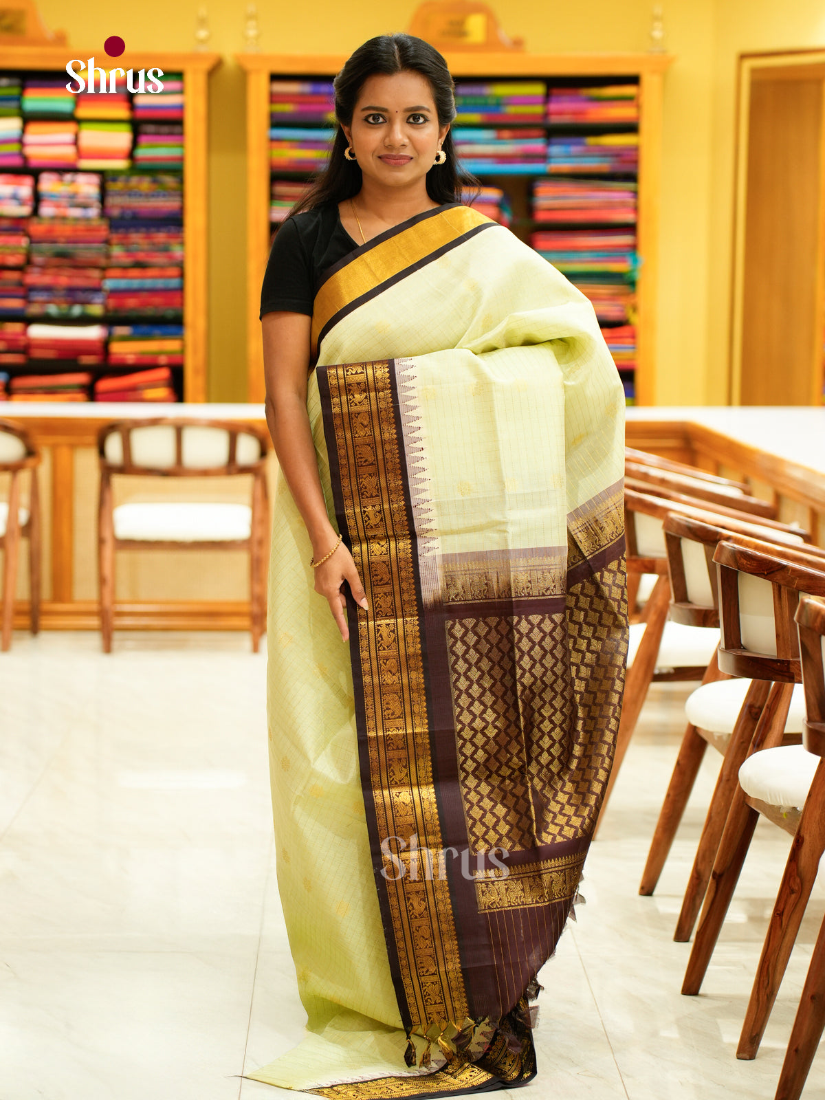 Silk Cotton Saree - EH28013