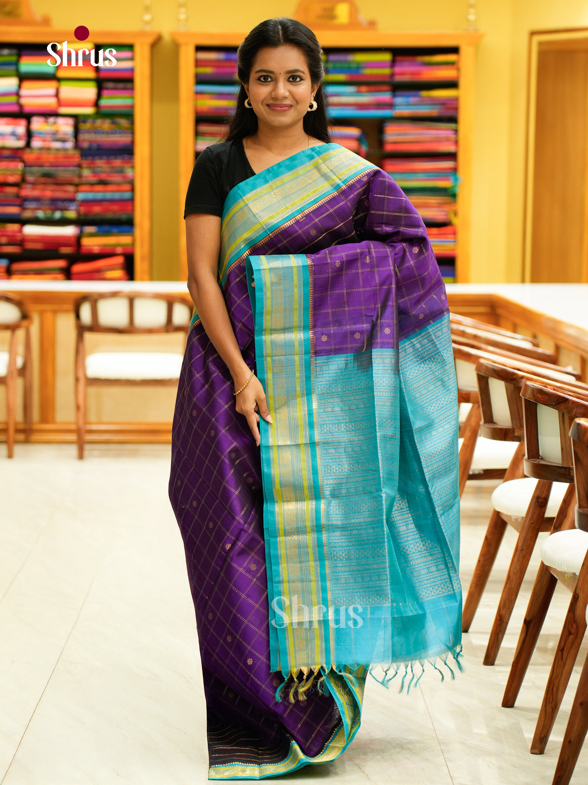 Silk Cotton Saree - EH28014