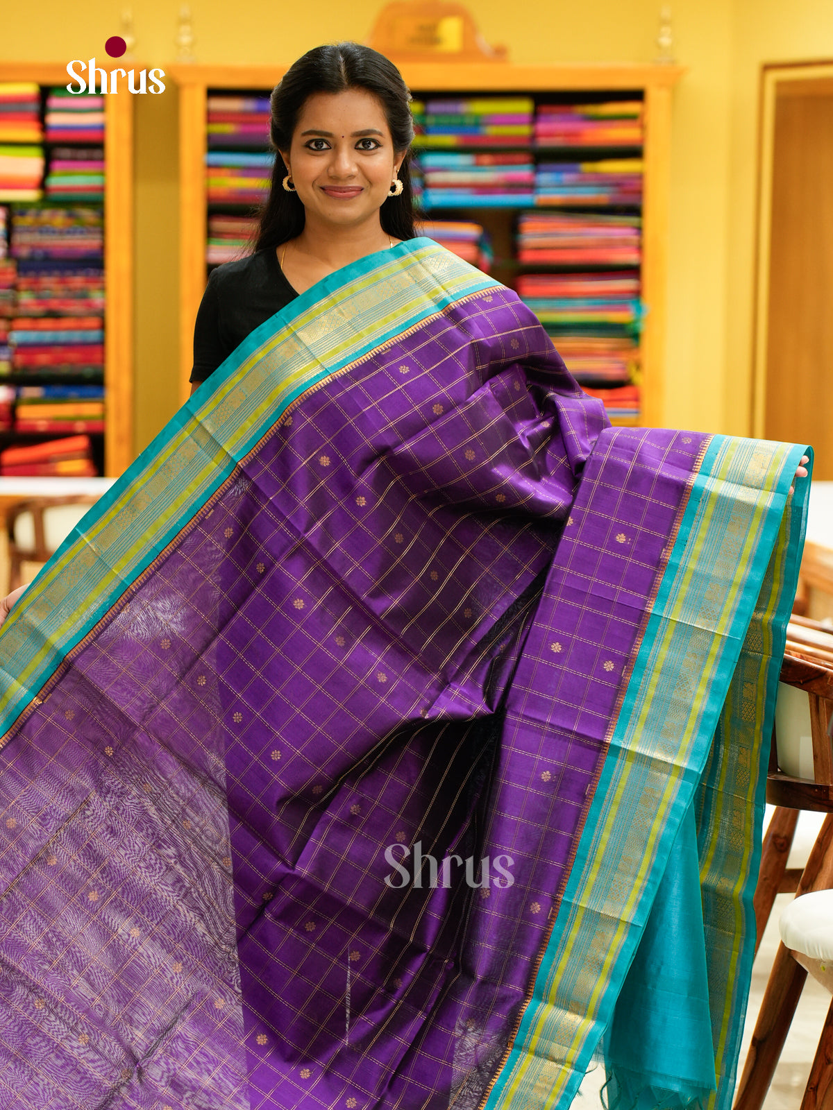 Silk Cotton Saree - EH28014
