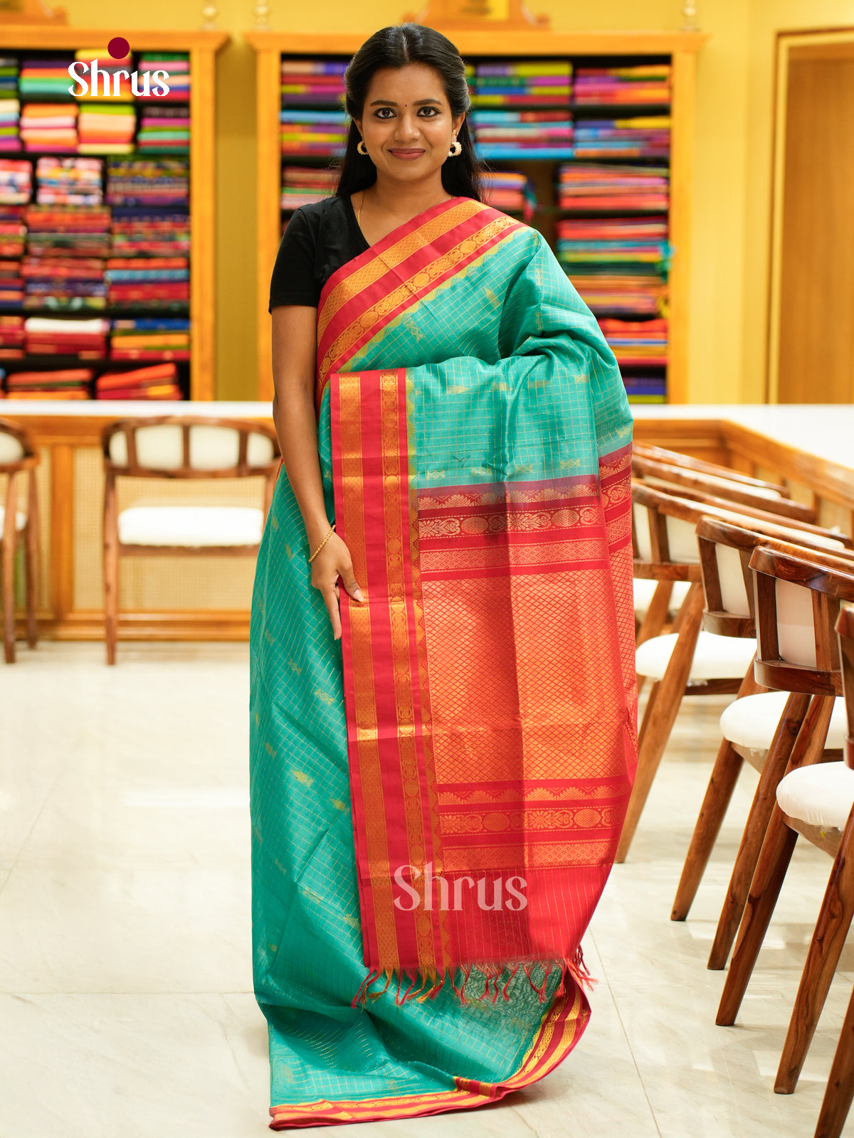 Silk Cotton Saree - EH28017