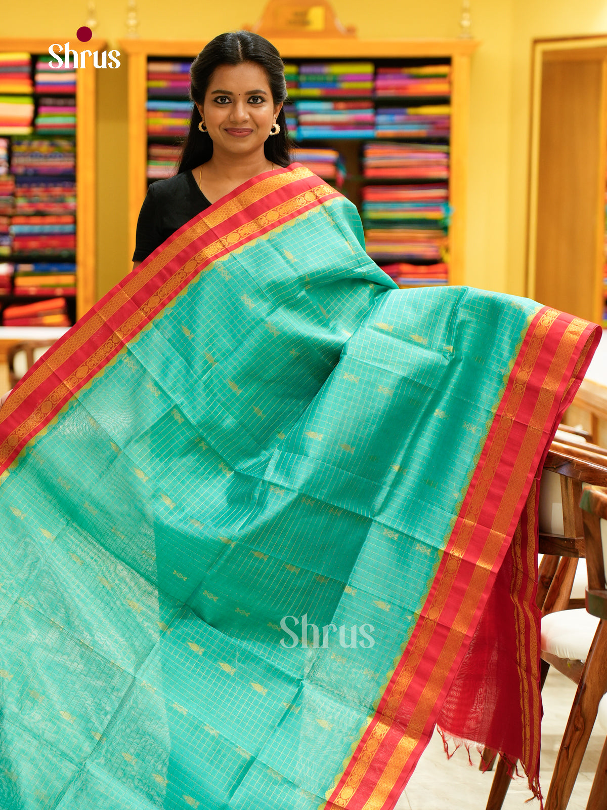 Silk Cotton Saree - EH28017
