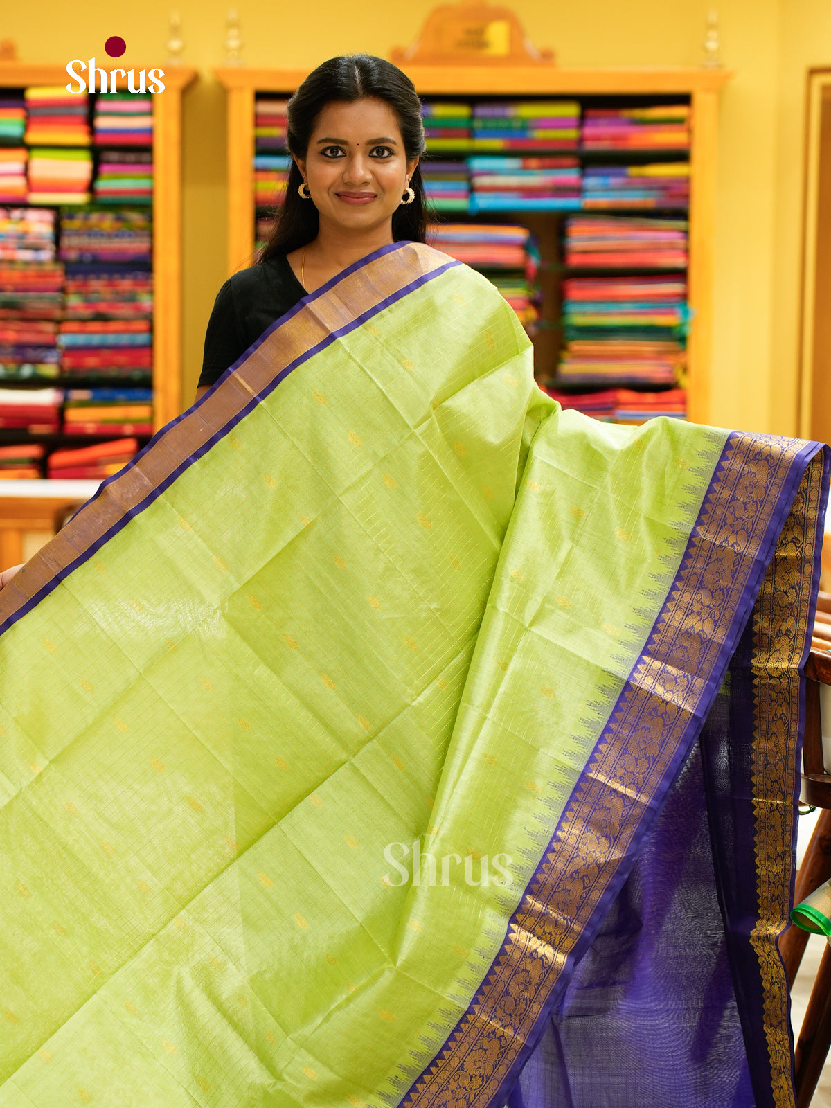 Silk Cotton Saree - EH28018