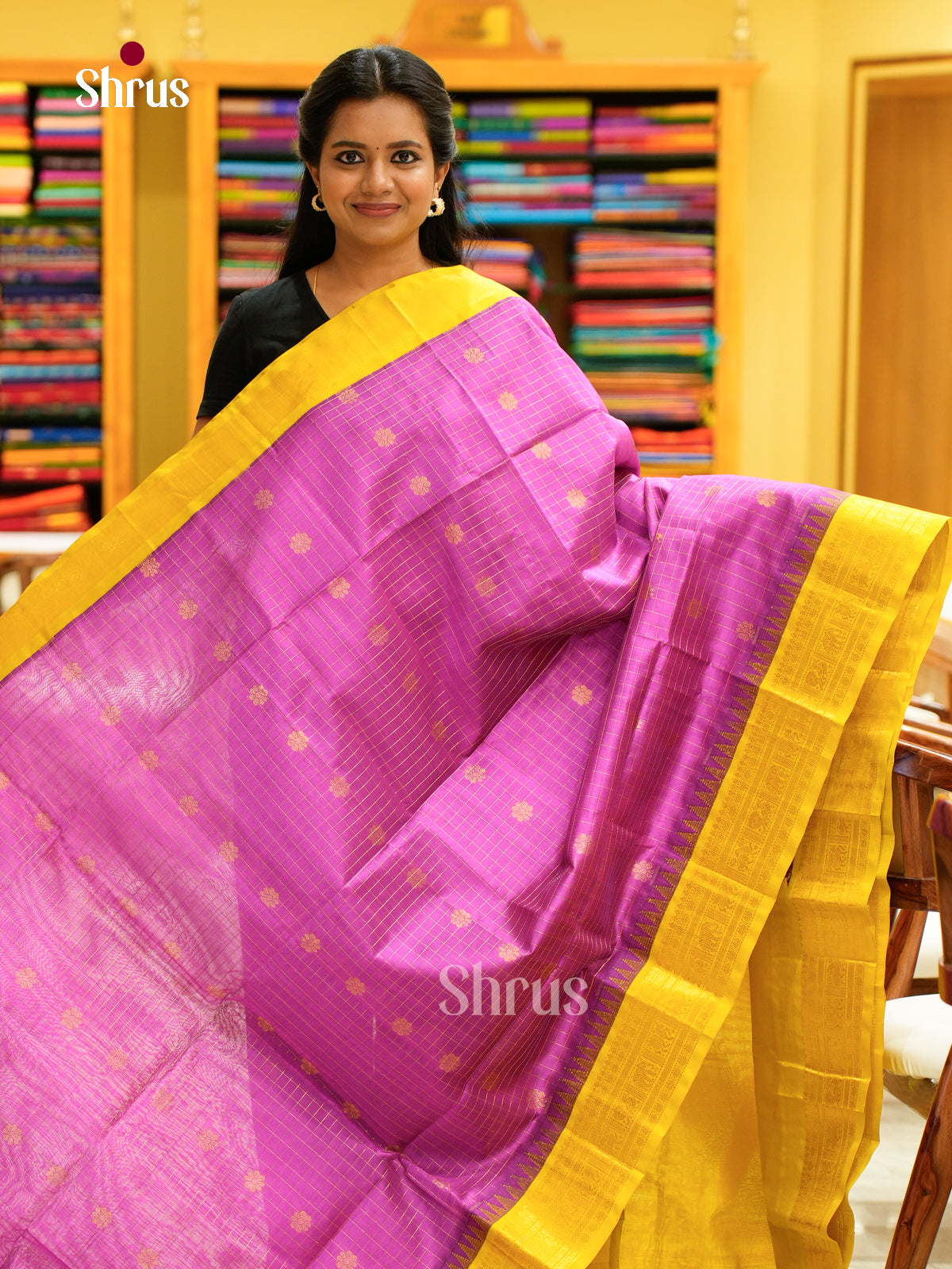 Silk Cotton Saree - EH28021