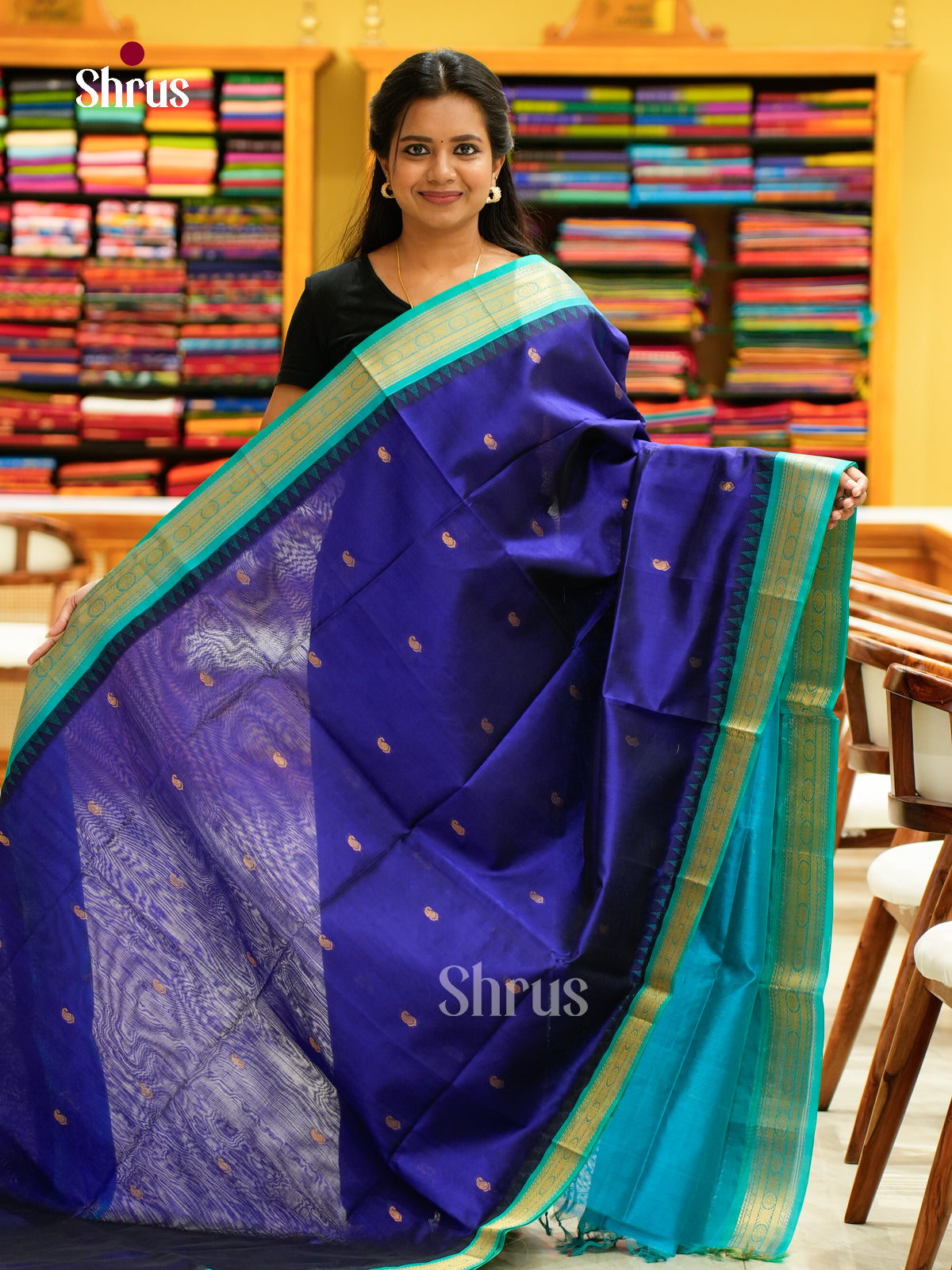 Silk Cotton Saree - EH28032