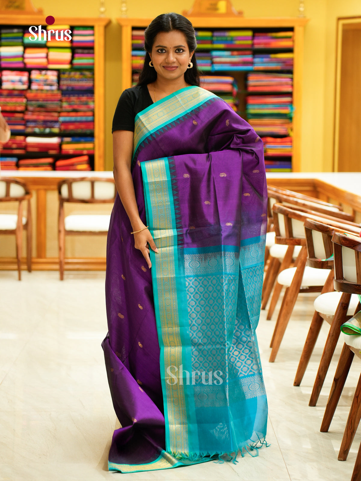 Silk Cotton Saree - EH28033