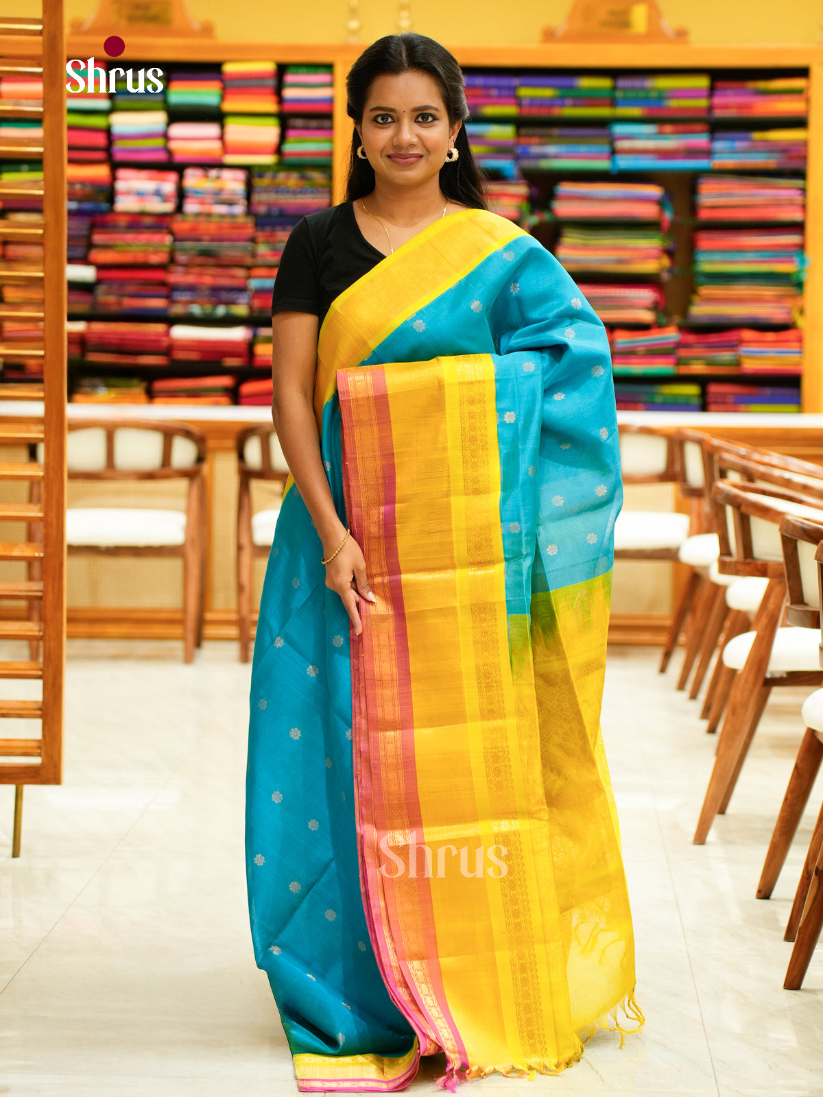 Silk Cotton Saree - EH28034