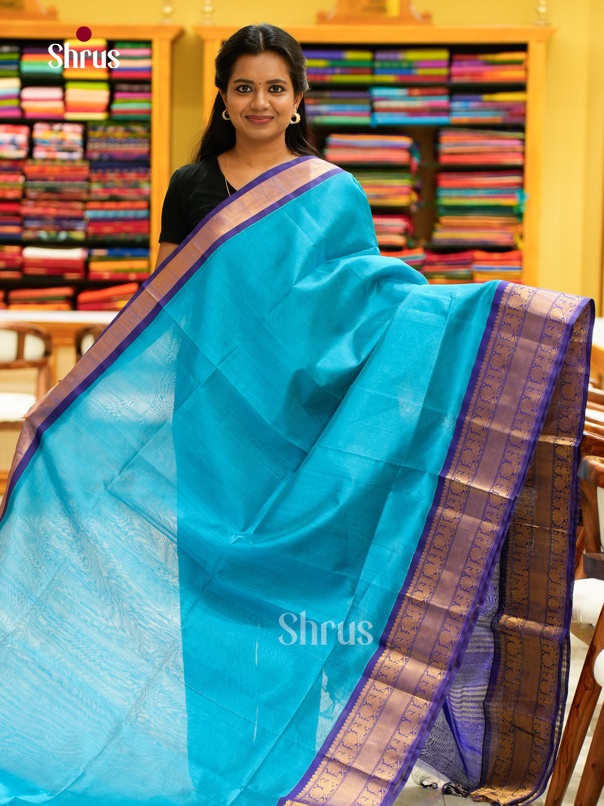 Silk Cotton Saree - EH28036
