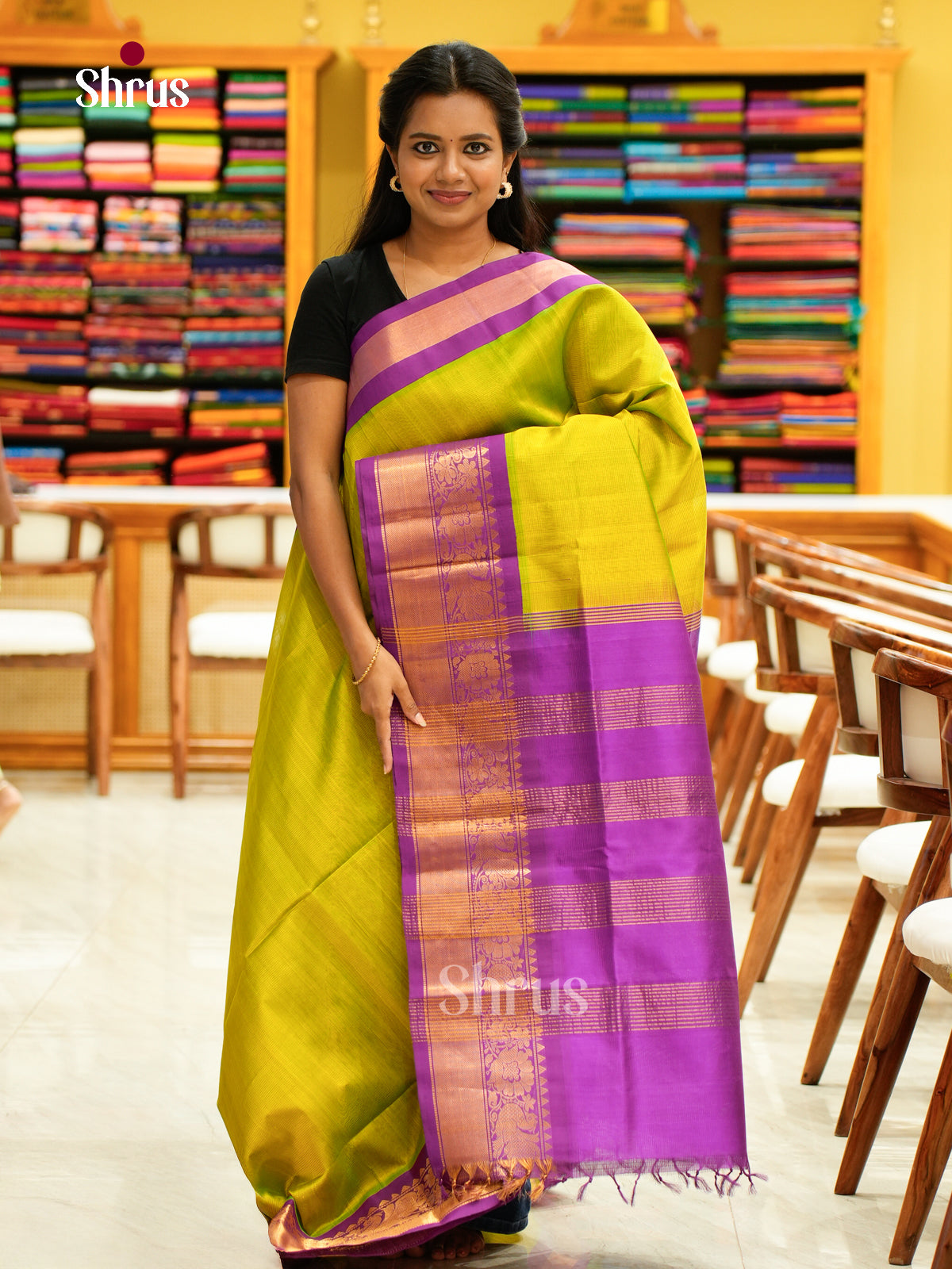 Silk Cotton Saree - EH28038