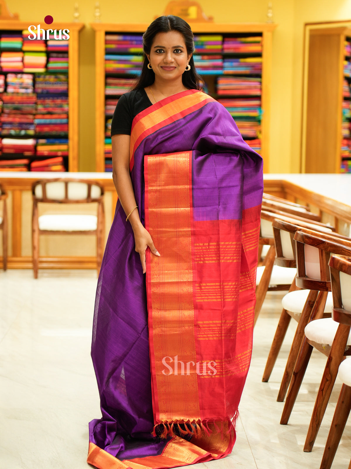 Silk Cotton Saree - EH28041