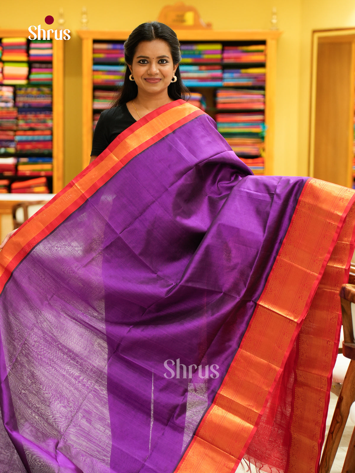 Silk Cotton Saree - EH28041