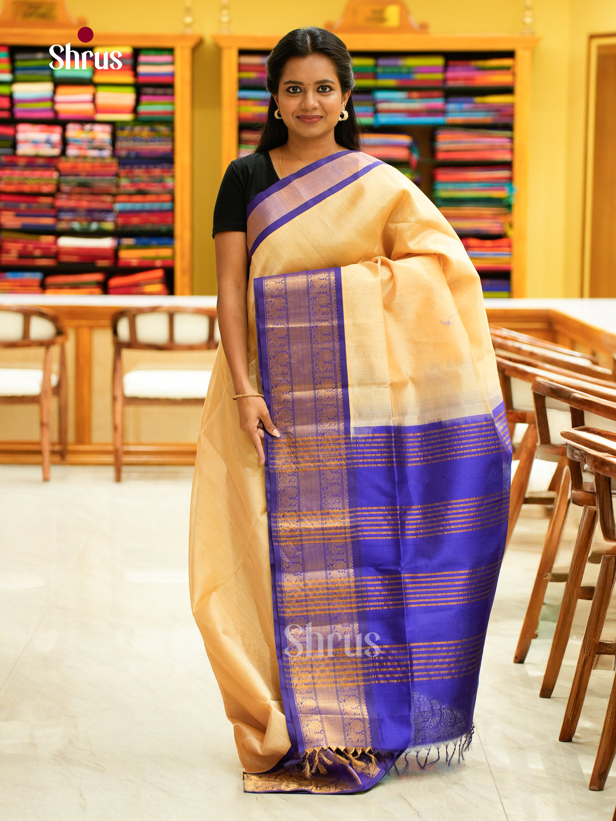 Silk Cotton Saree - EH28042