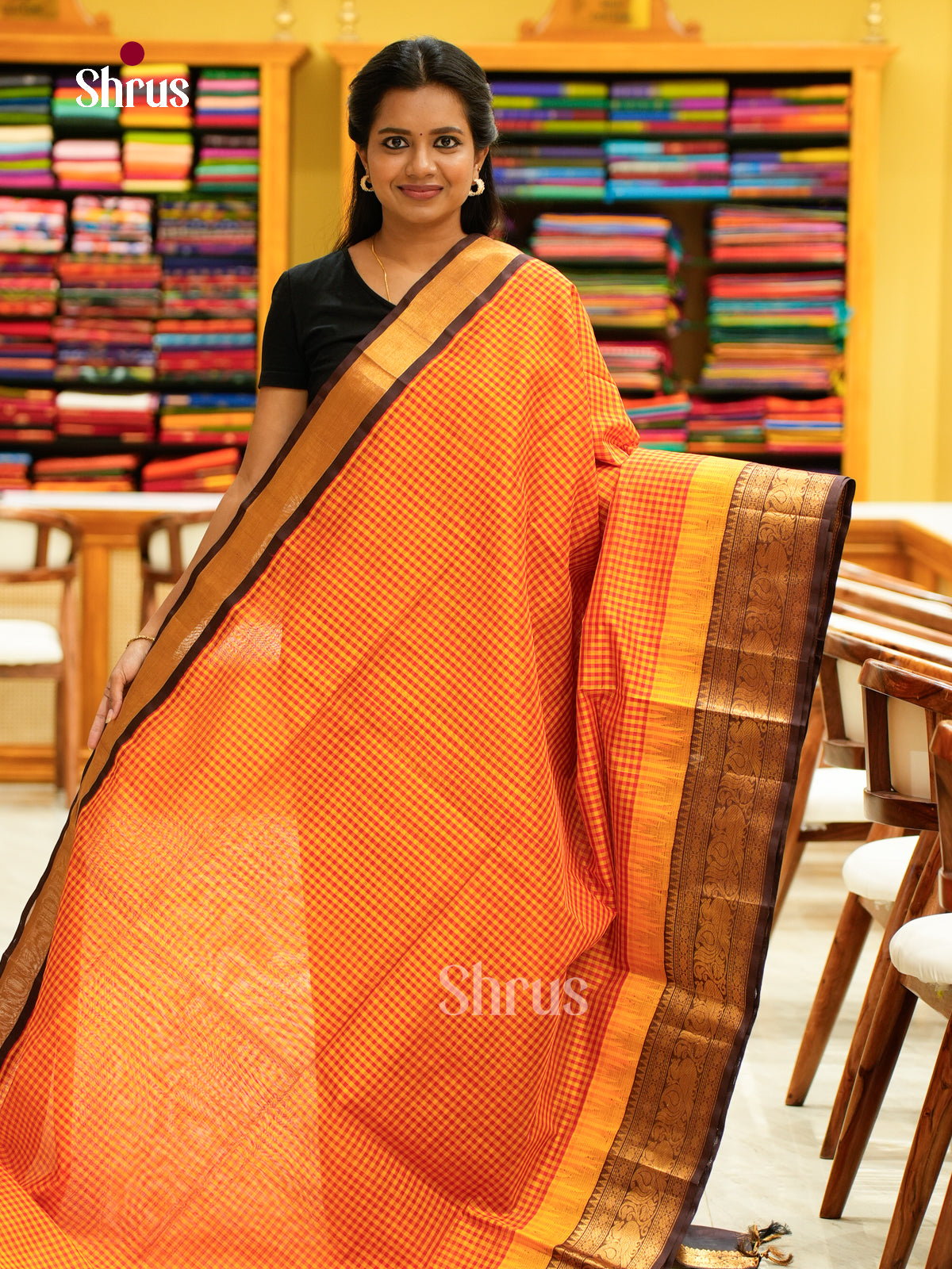 Silk Cotton Saree - EH28048