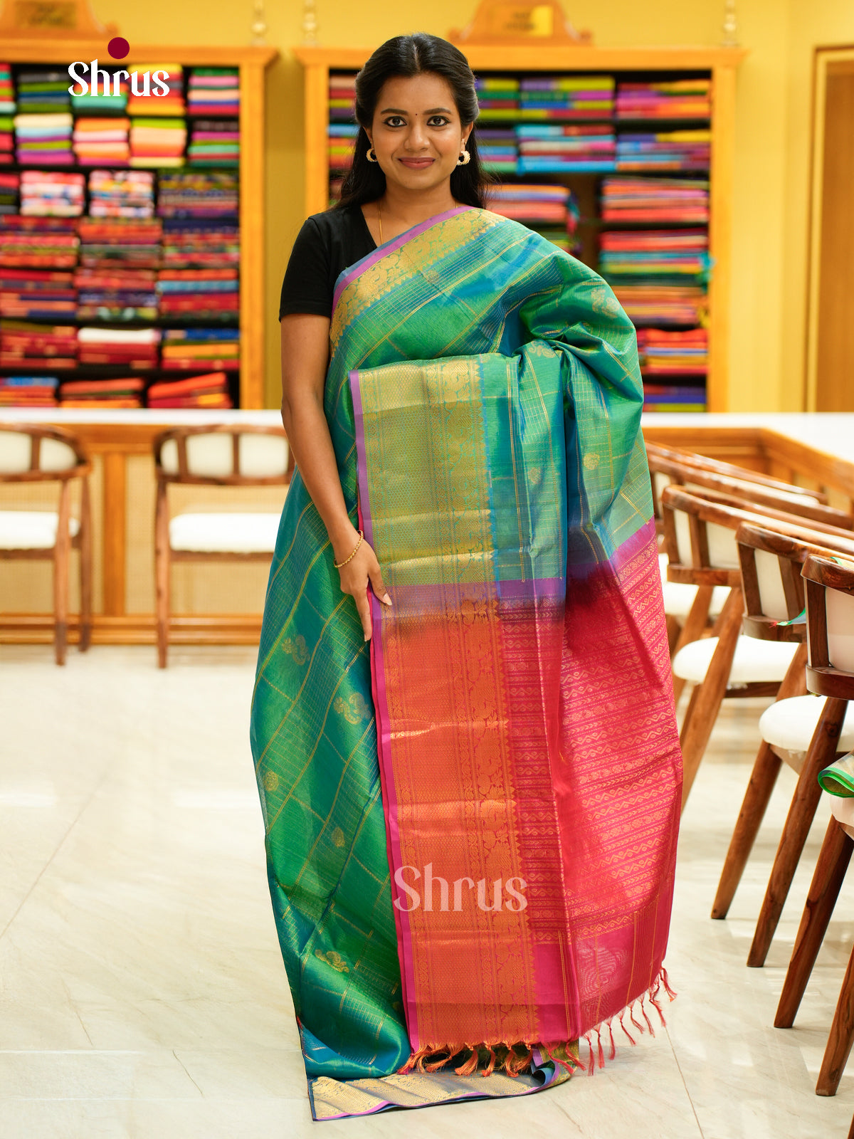 Silk Cotton Saree - EH28052