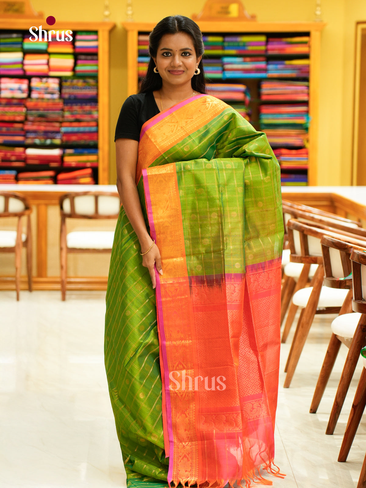 Silk Cotton Saree - EH28056