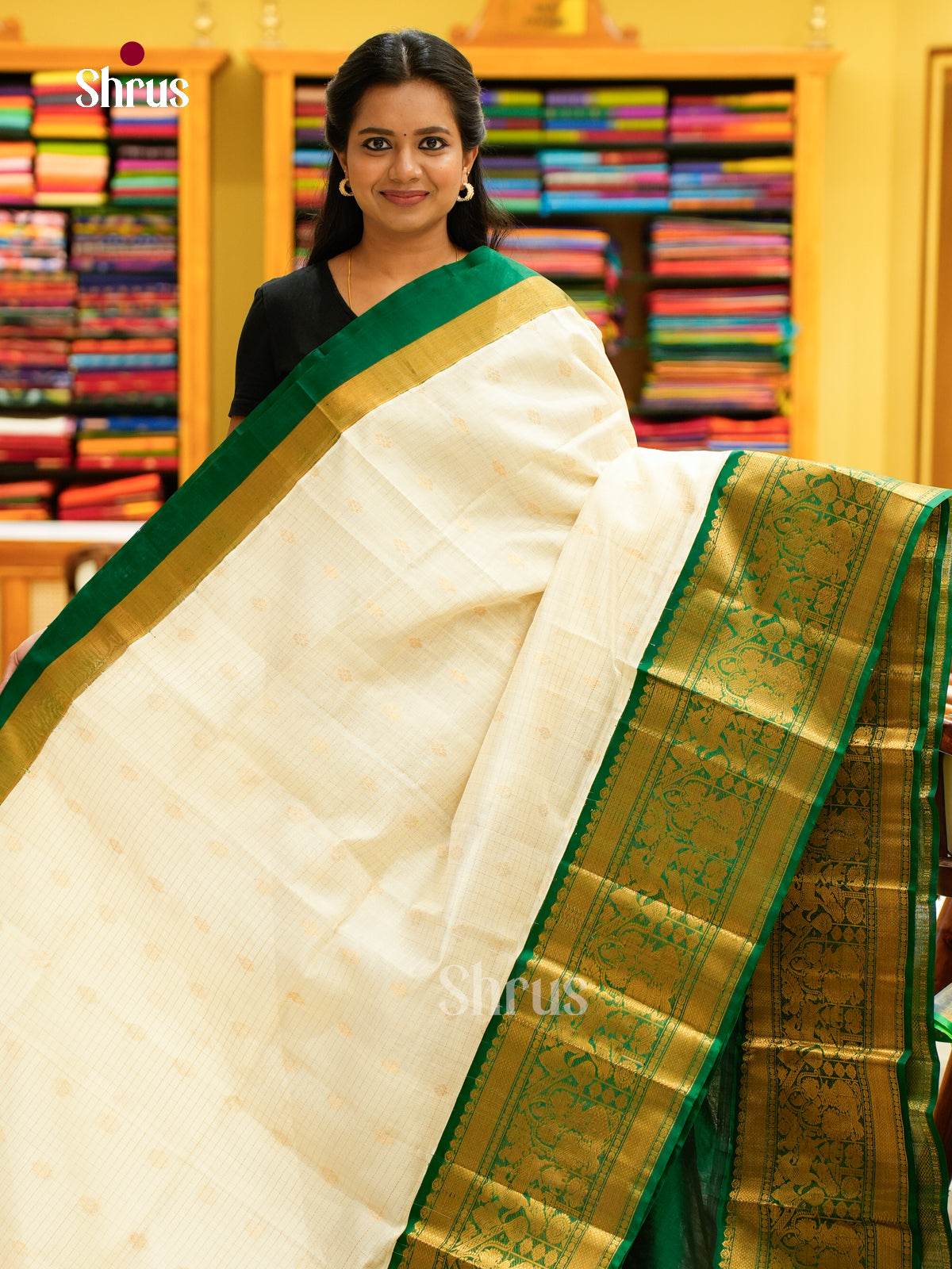 Silk Cotton Saree - EH28060