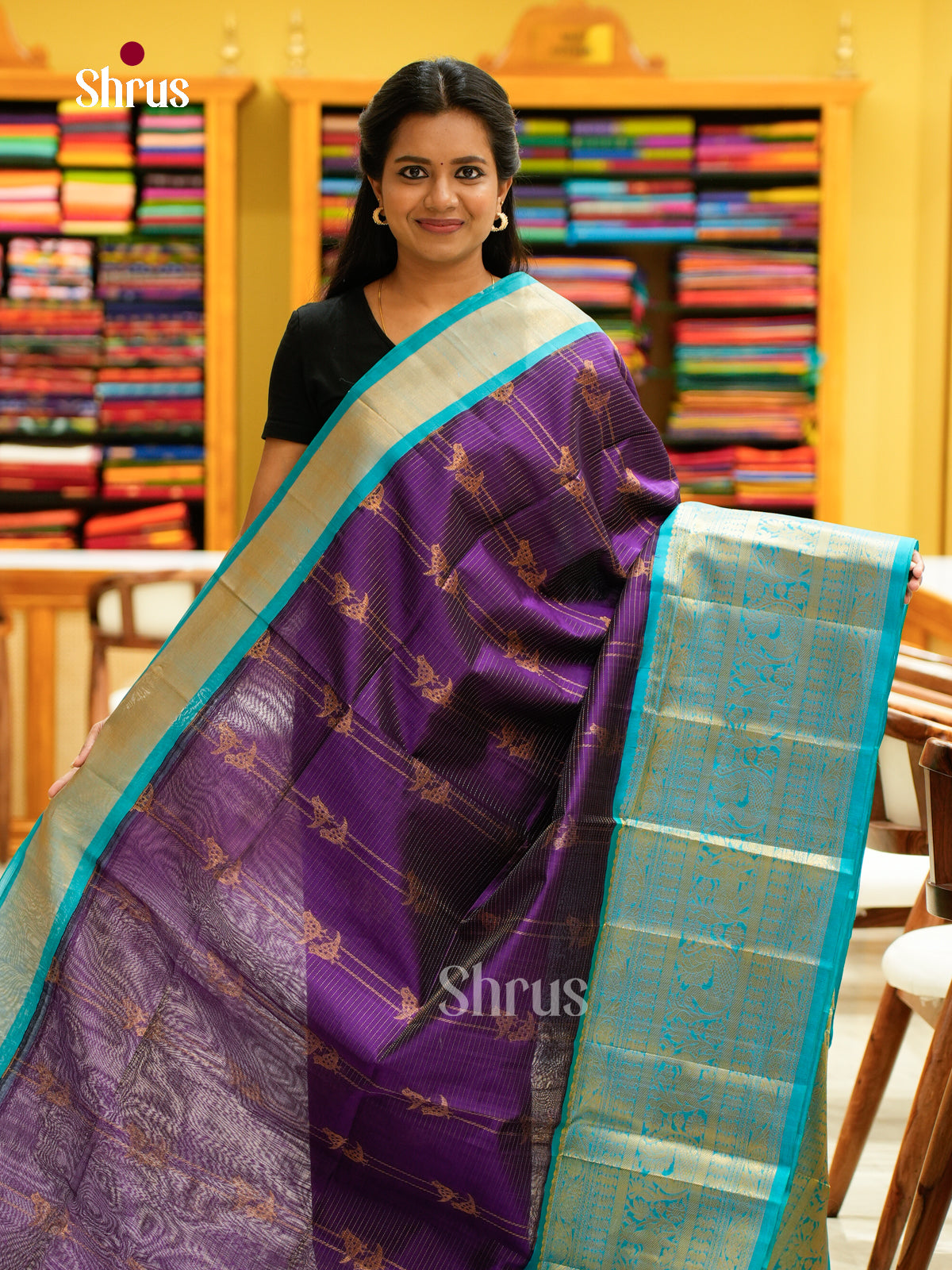 Silk Cotton Saree - EH28061