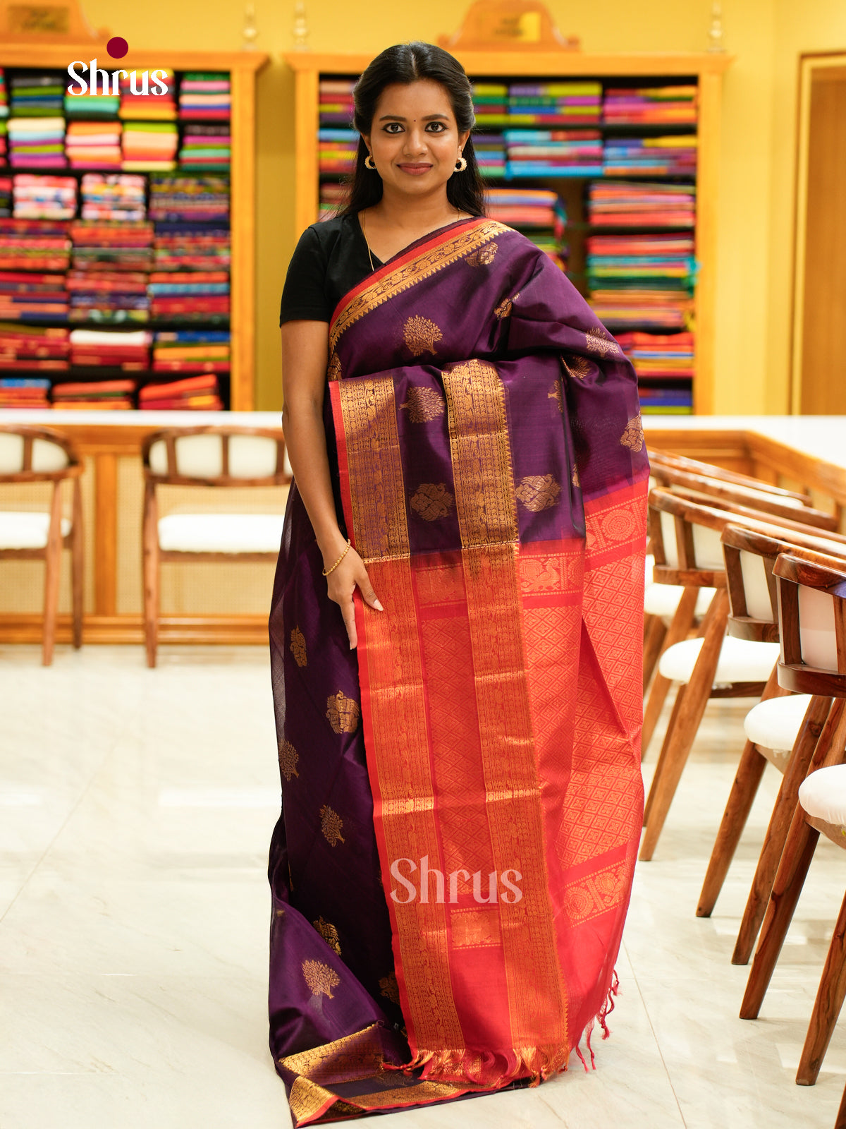 Silk Cotton Saree - EH28072