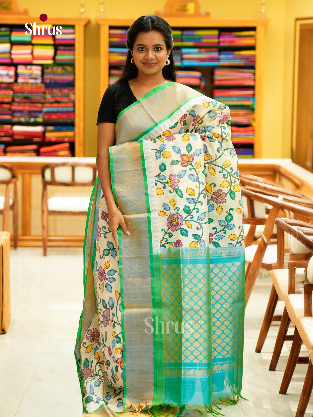 Silk Cotton Saree - EH28073