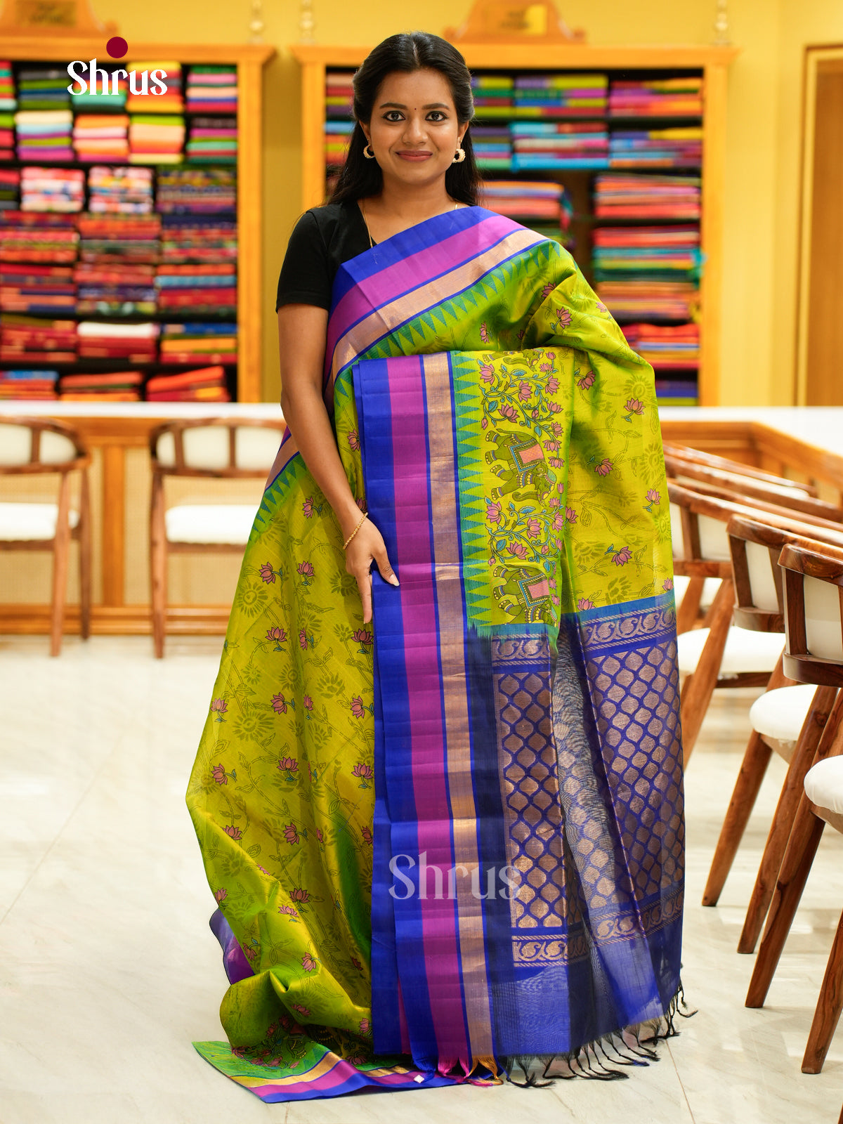 Silk Cotton Saree - EH28075