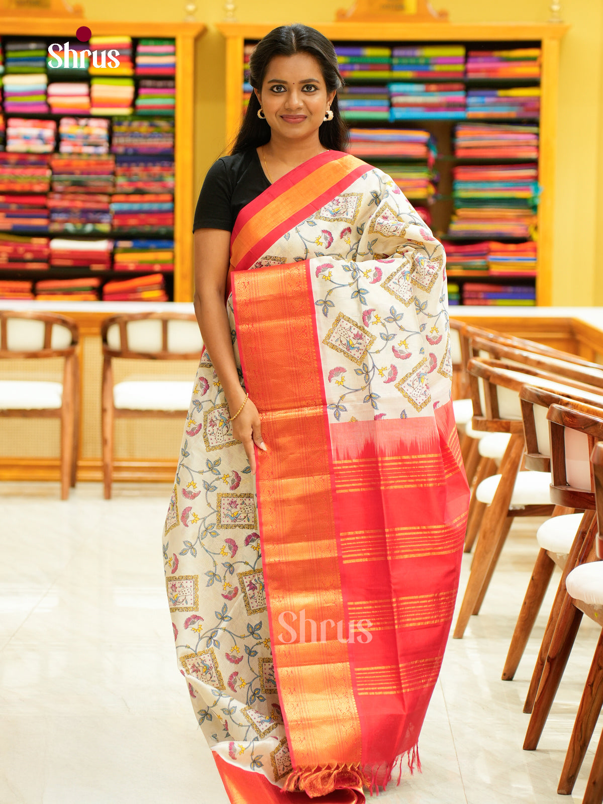 Silk Cotton Saree - EH28076