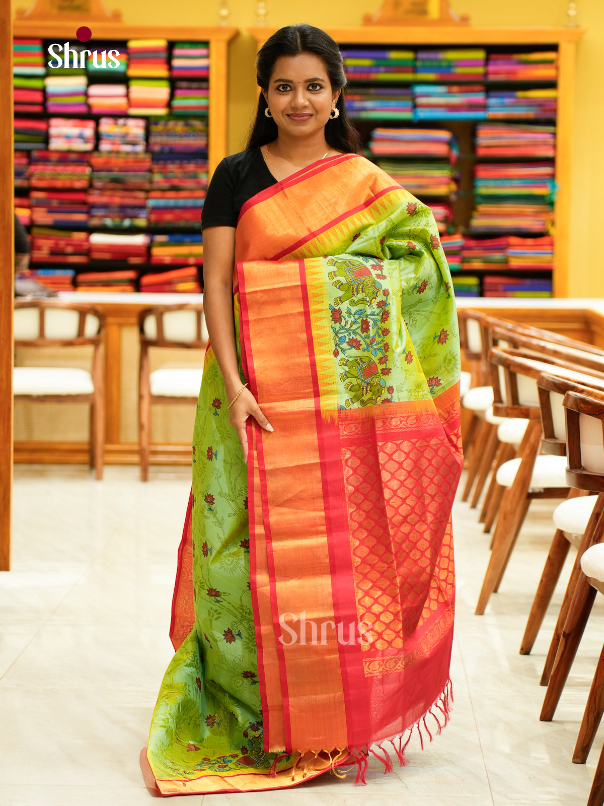 Silk Cotton Saree - EH28077
