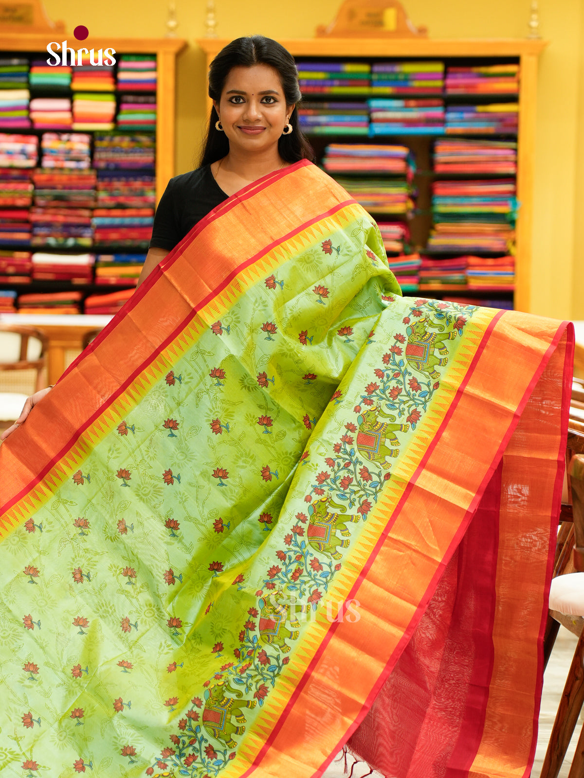 Silk Cotton Saree - EH28077