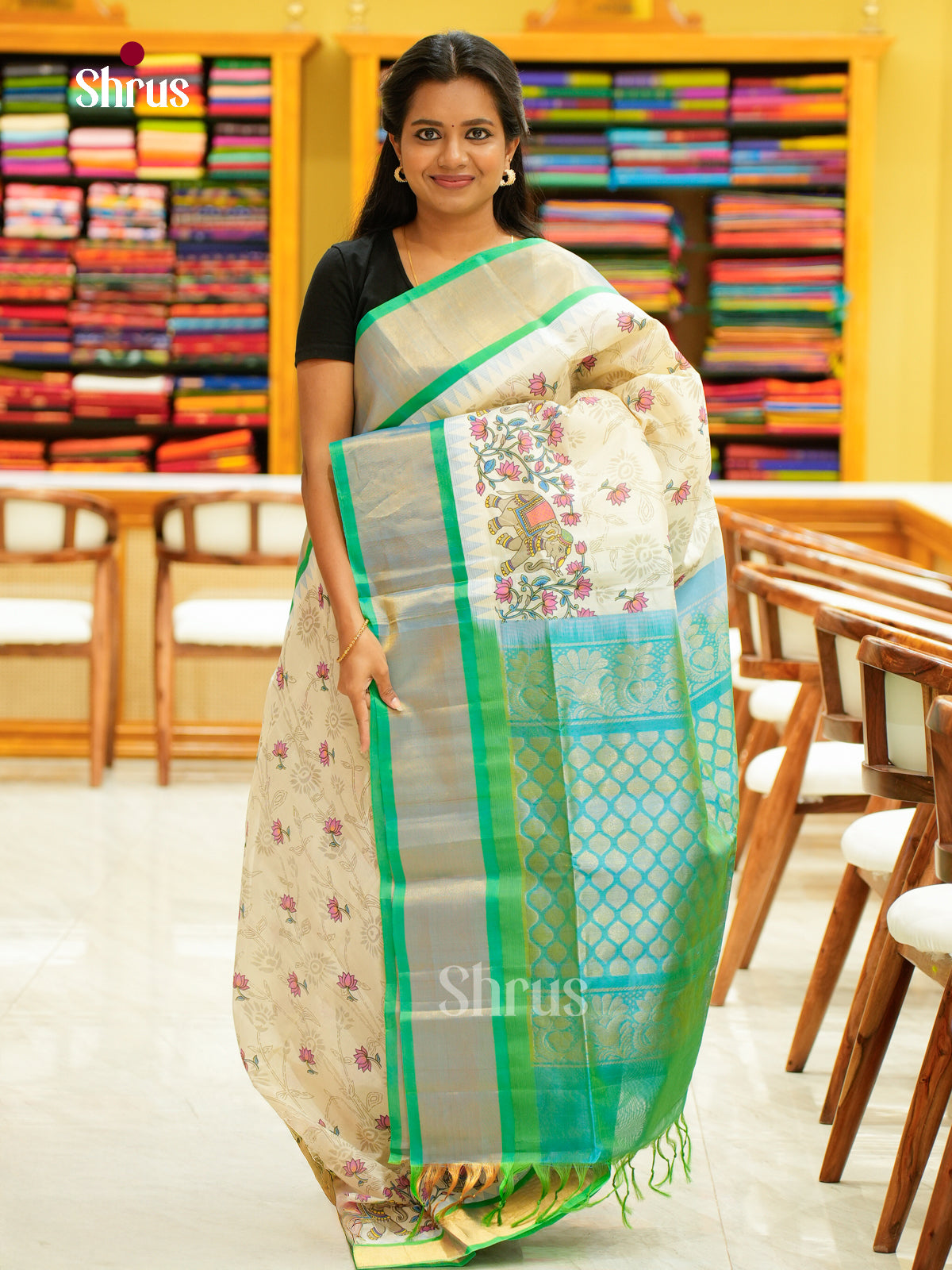Silk Cotton Saree - EH28078