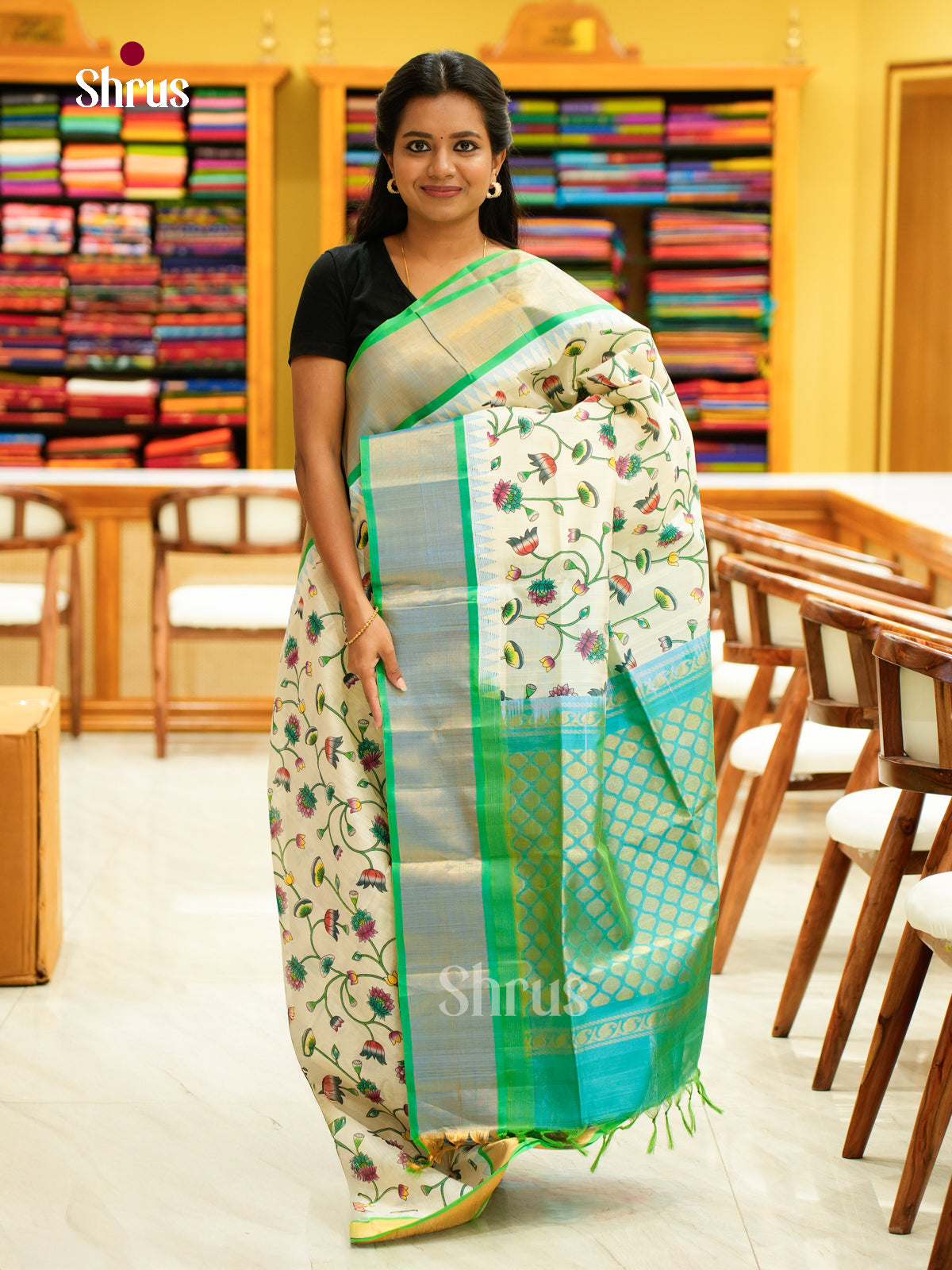 Silk Cotton Saree - EH28087