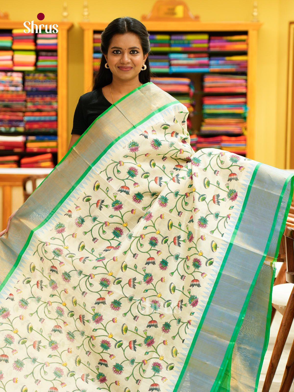Silk Cotton Saree - EH28087