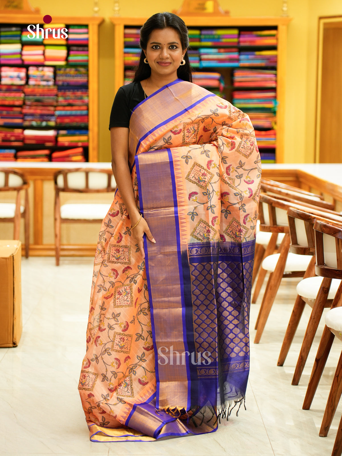 Silk Cotton Saree - EH28088