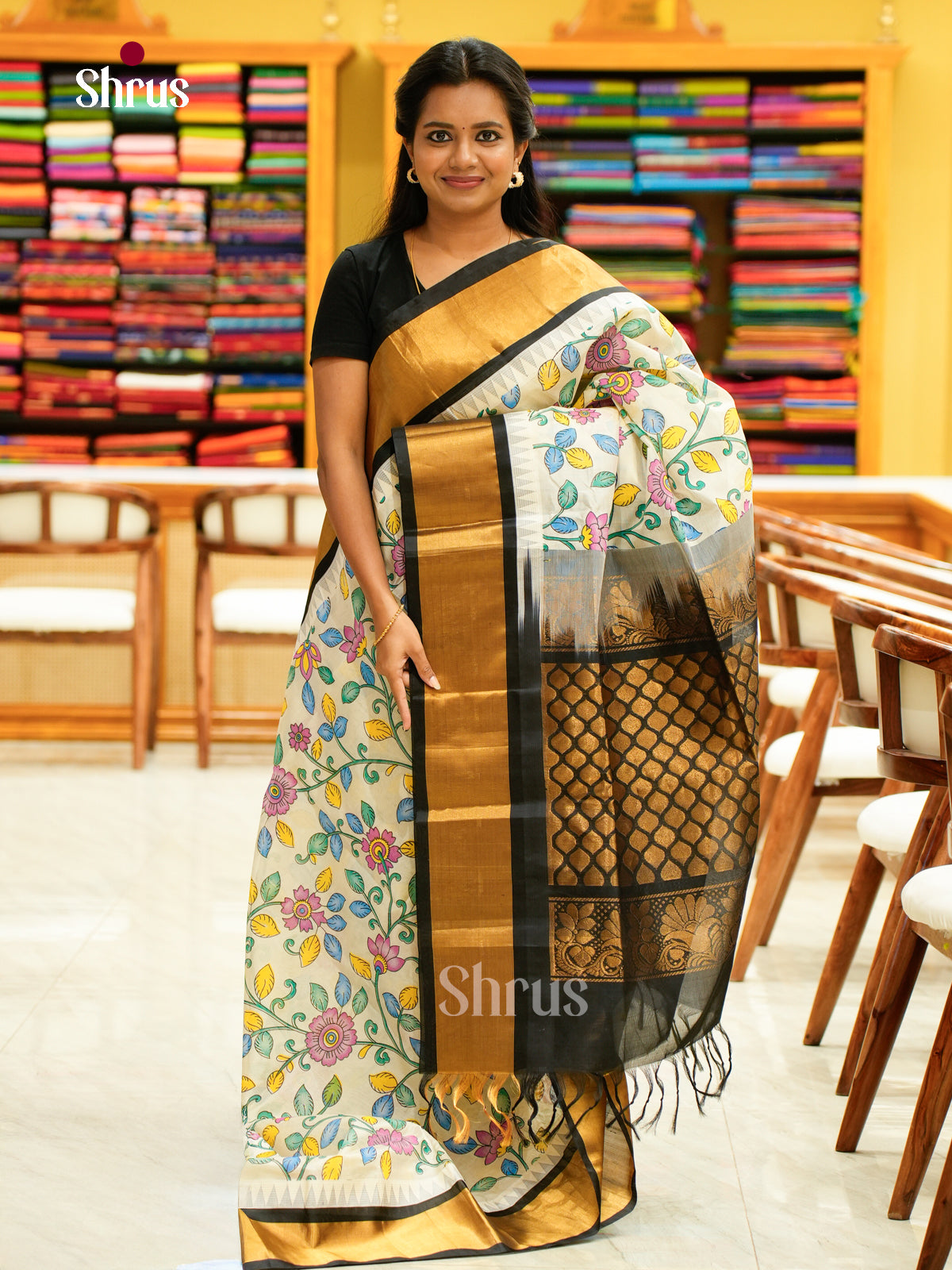 Silk Cotton Saree - EH28092