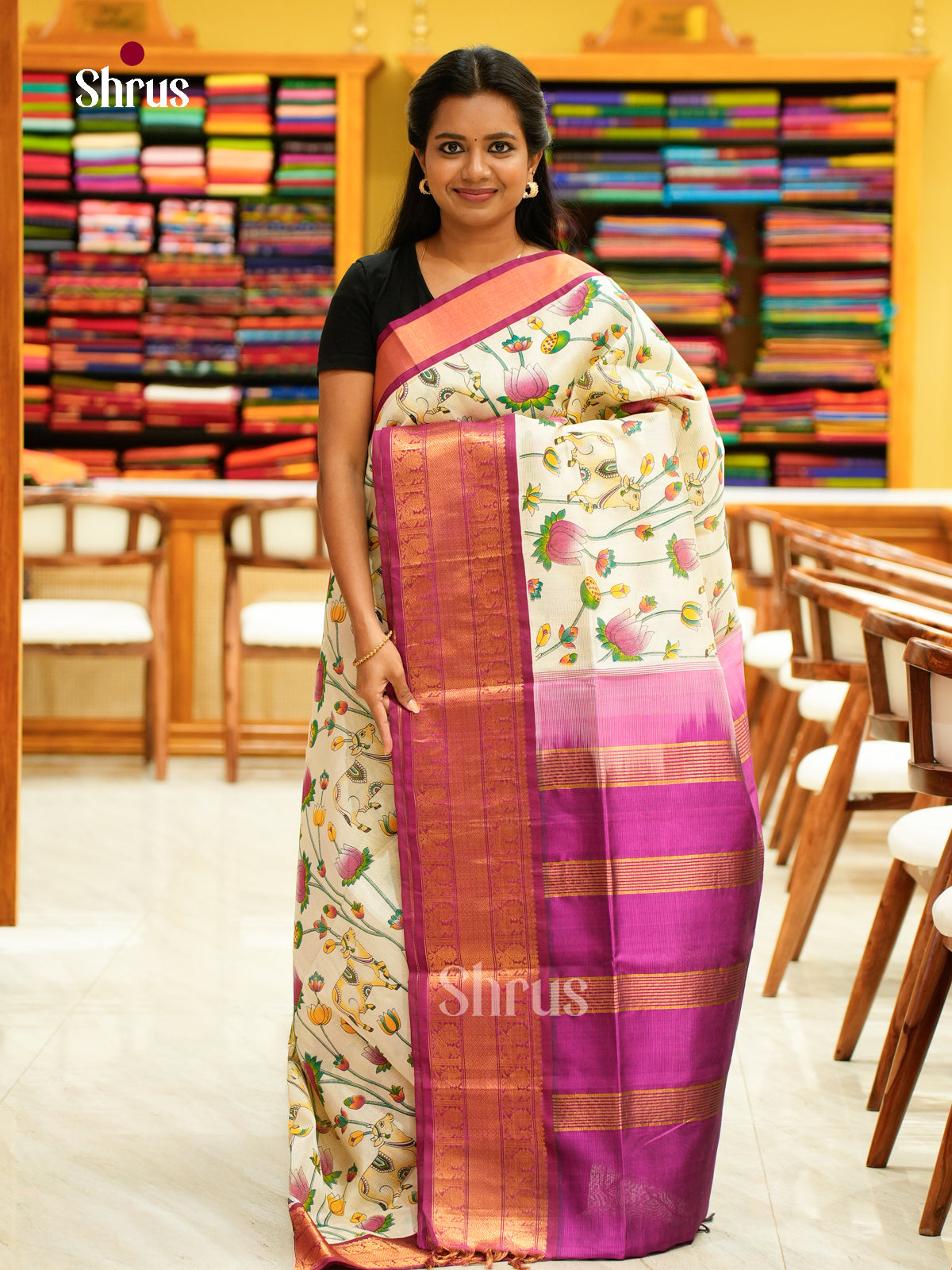 Silk Cotton Saree - EH28093