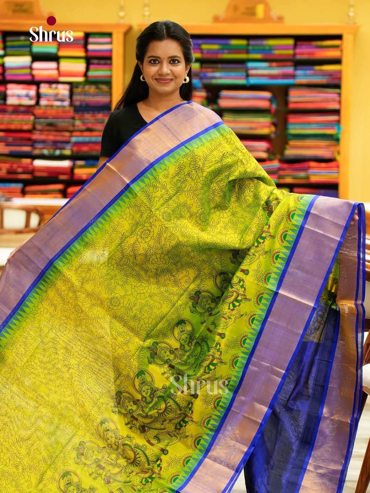 Silk Cotton Saree - EH28104