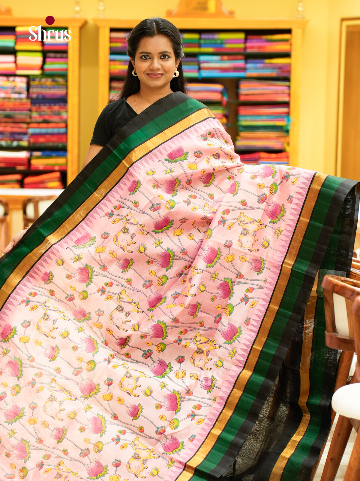 Silk Cotton Saree - EH28106