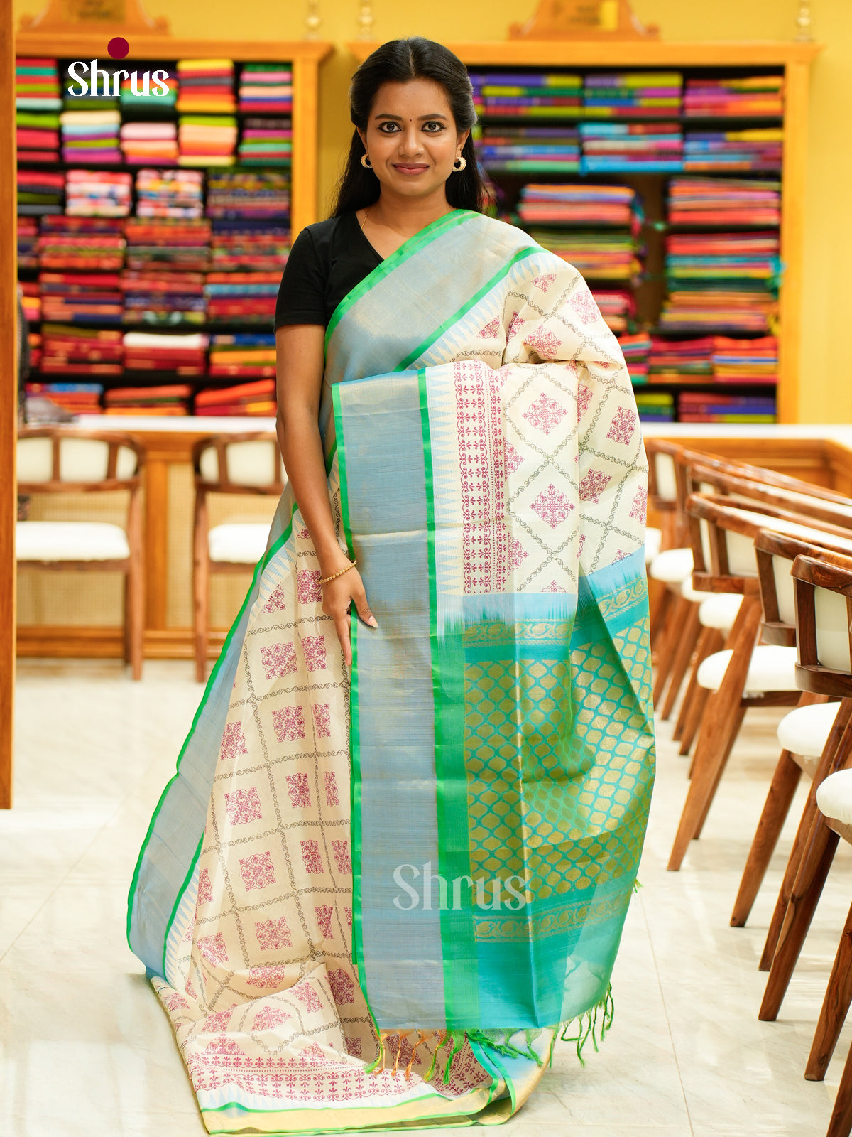 Silk Cotton Saree - EH28109