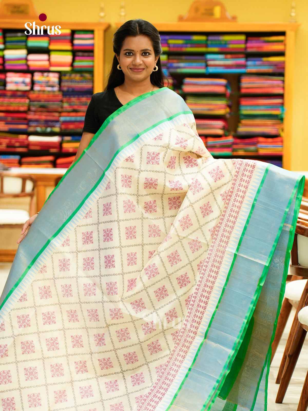 Silk Cotton Saree - EH28109