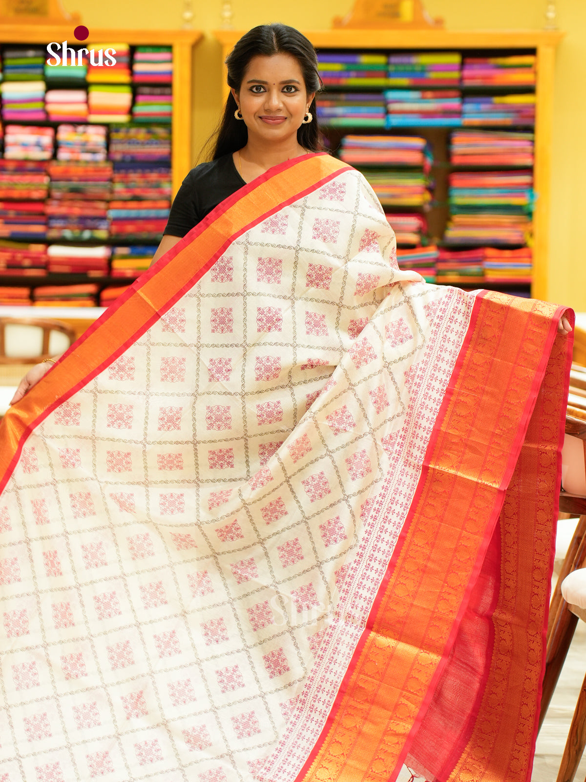 Silk Cotton Saree - EH28110
