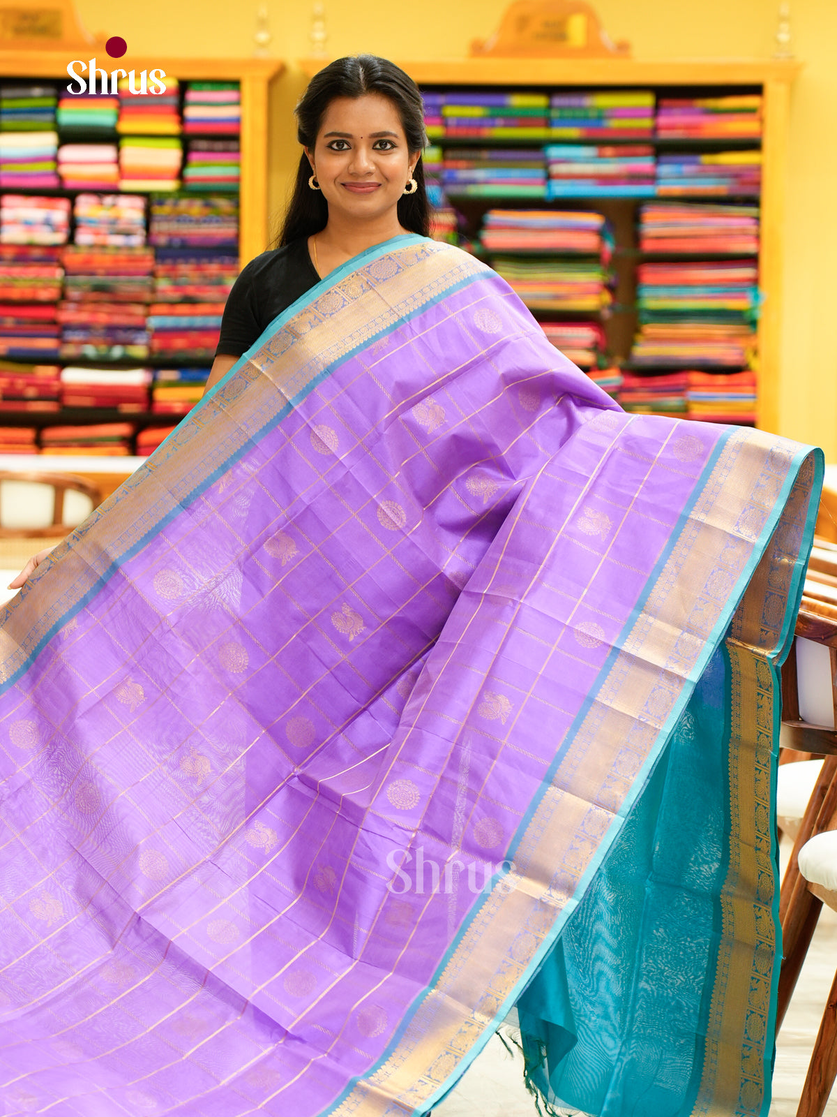 Silk Cotton Saree - EH28111