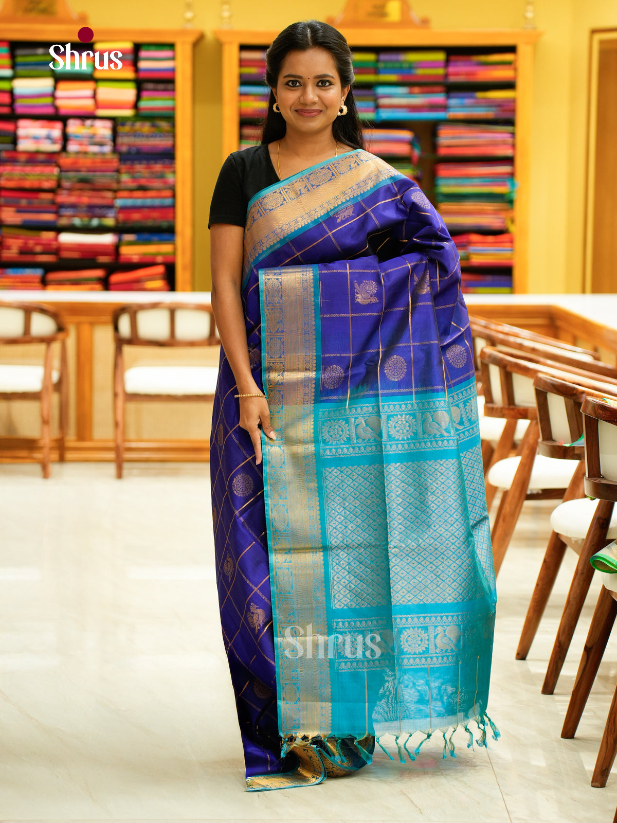 Silk Cotton Saree - EH28112